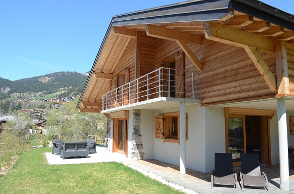 Chalet in Chatel during summertime 