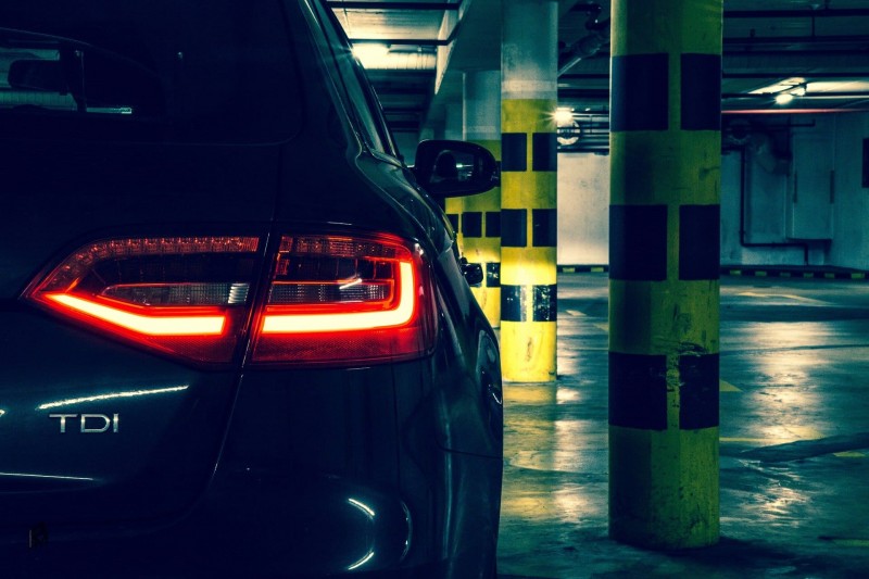 the Châtel underground car park