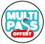 Multi Pass INCLUS (offert par l'hébergeur) pour l'été 2023