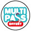 Multi Pass INCLUS (offert par l'hébergeur) pour l'été 2024