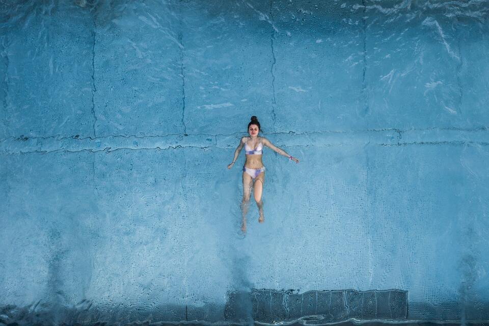 Forme d'O, the swimming pool of Chatel is open in both winter and summer