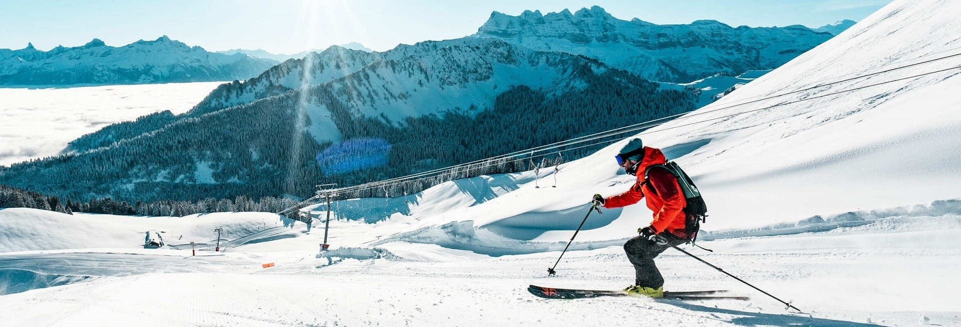 Ski in Chatel, in the middle of the Portes du Soleil