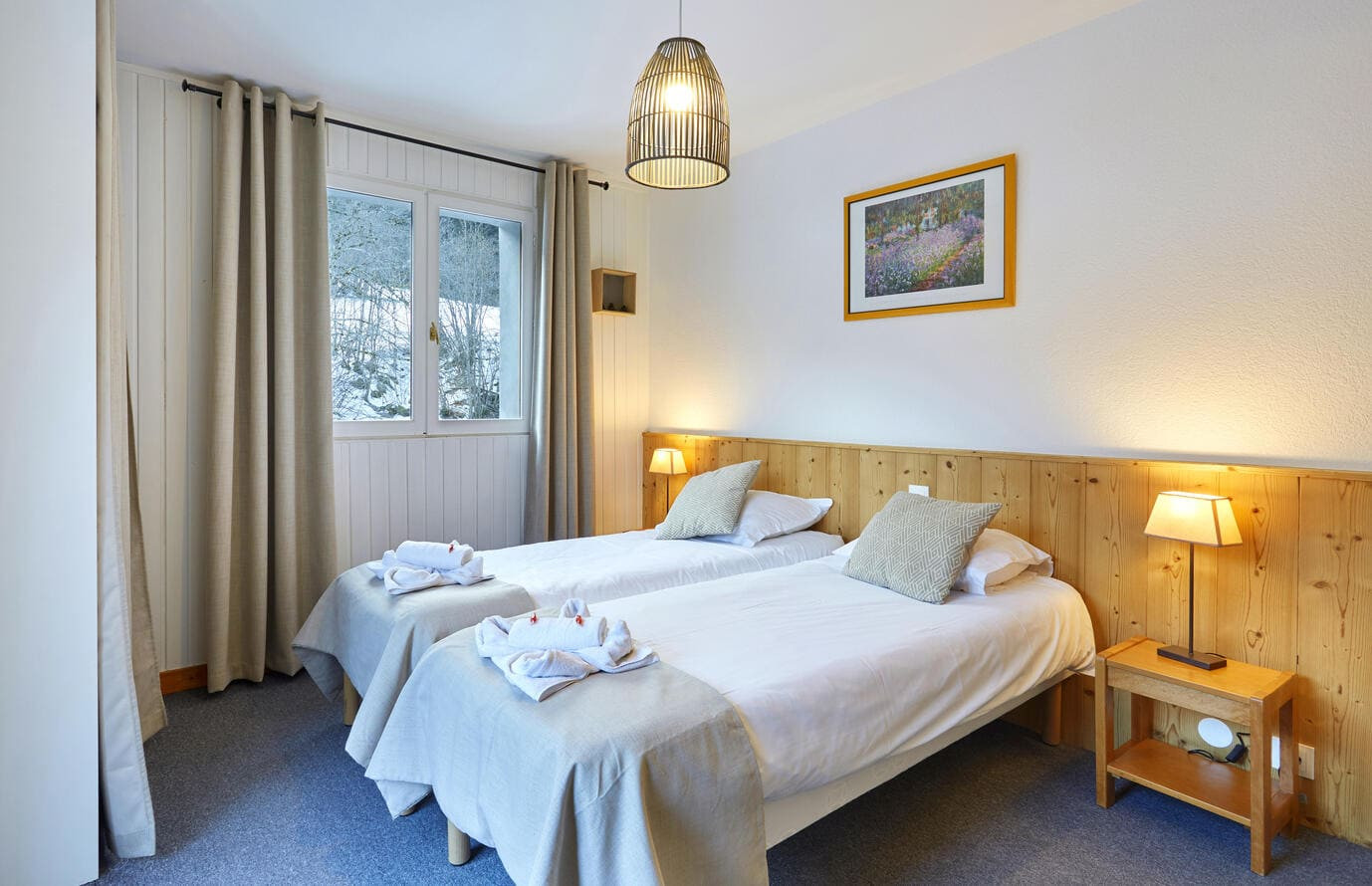 Hotel Les Eaux-Vives Chatel Twin room