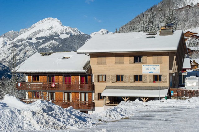 Village vacances de Haute-Savoie, Le Gite Châtel, Extérieur hiver