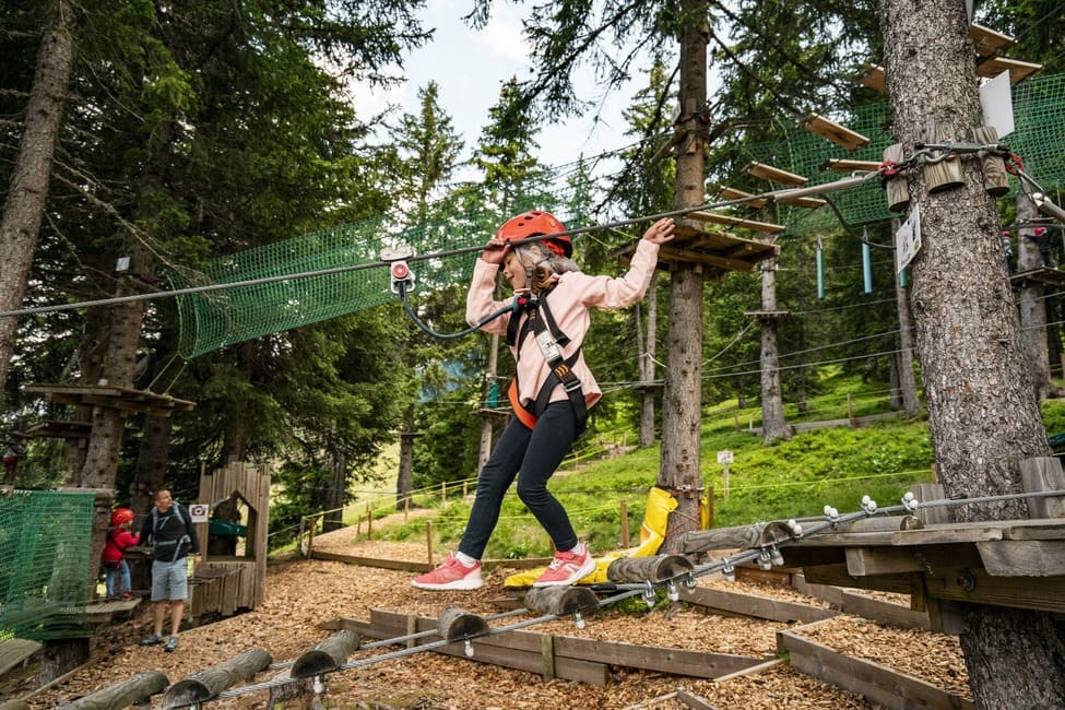 Châtel Aventures tree climbing Super Châtel	 - © Lambert Meyer