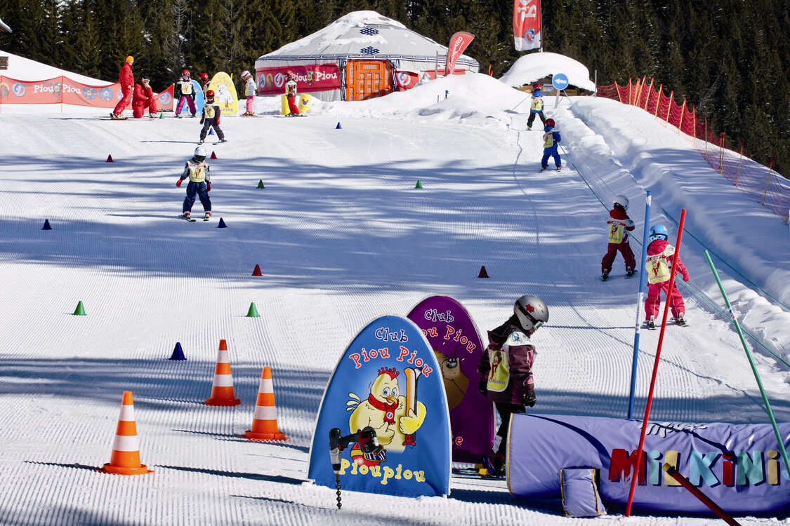Apprendre à skier à Châtel