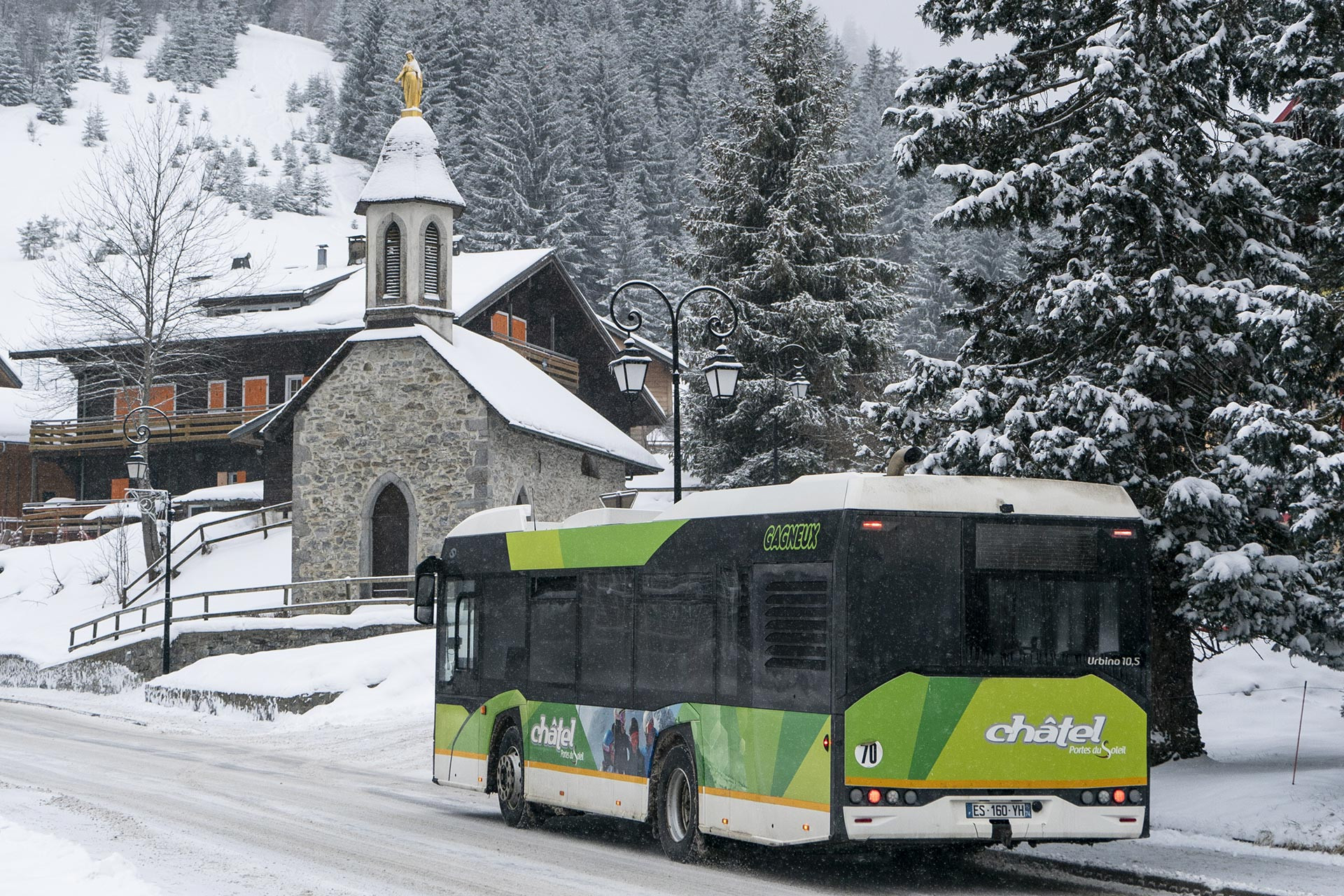 Les navettes de Chatel en hiver 2022