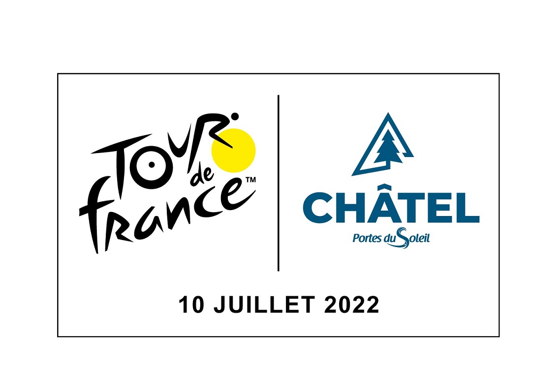 Logo tour de France Châtel 2022