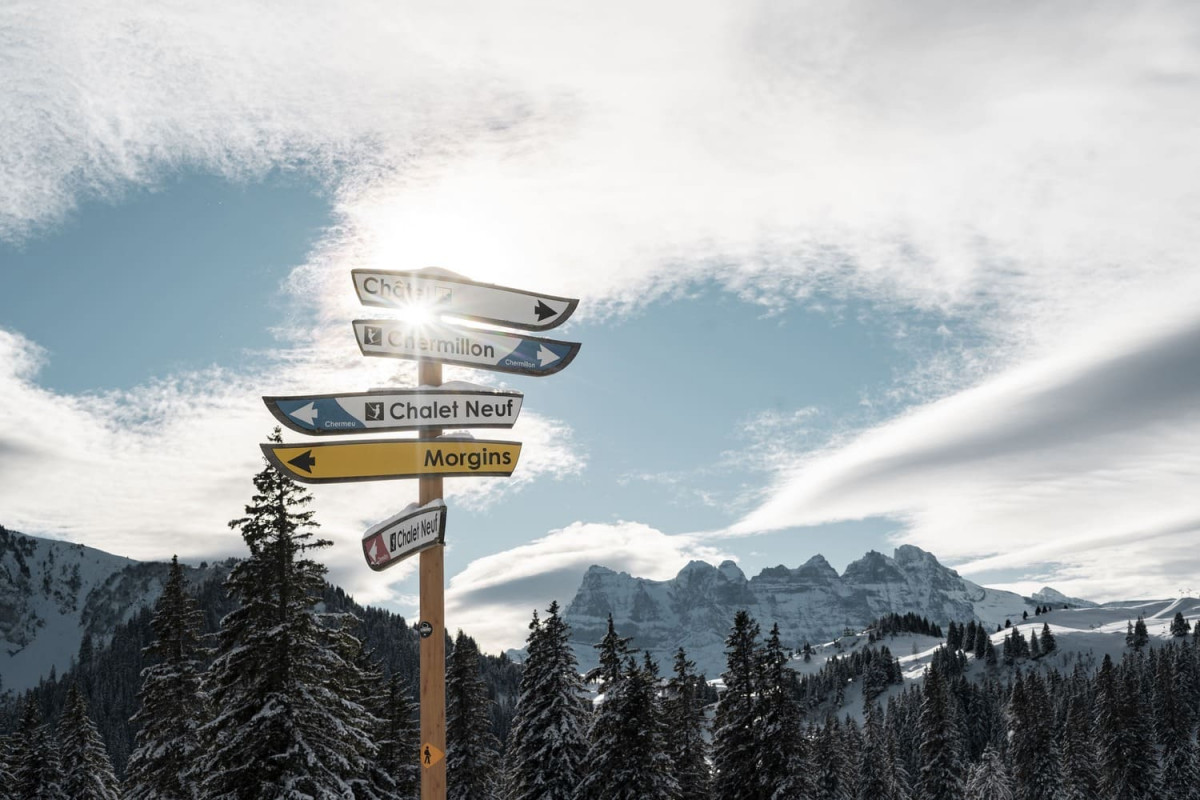 Lire le plan des pistes du domaine skiable de Châtel Espace Liberté