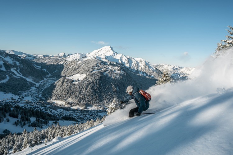 Back country skiing in Chatel and the Portes du Soleil