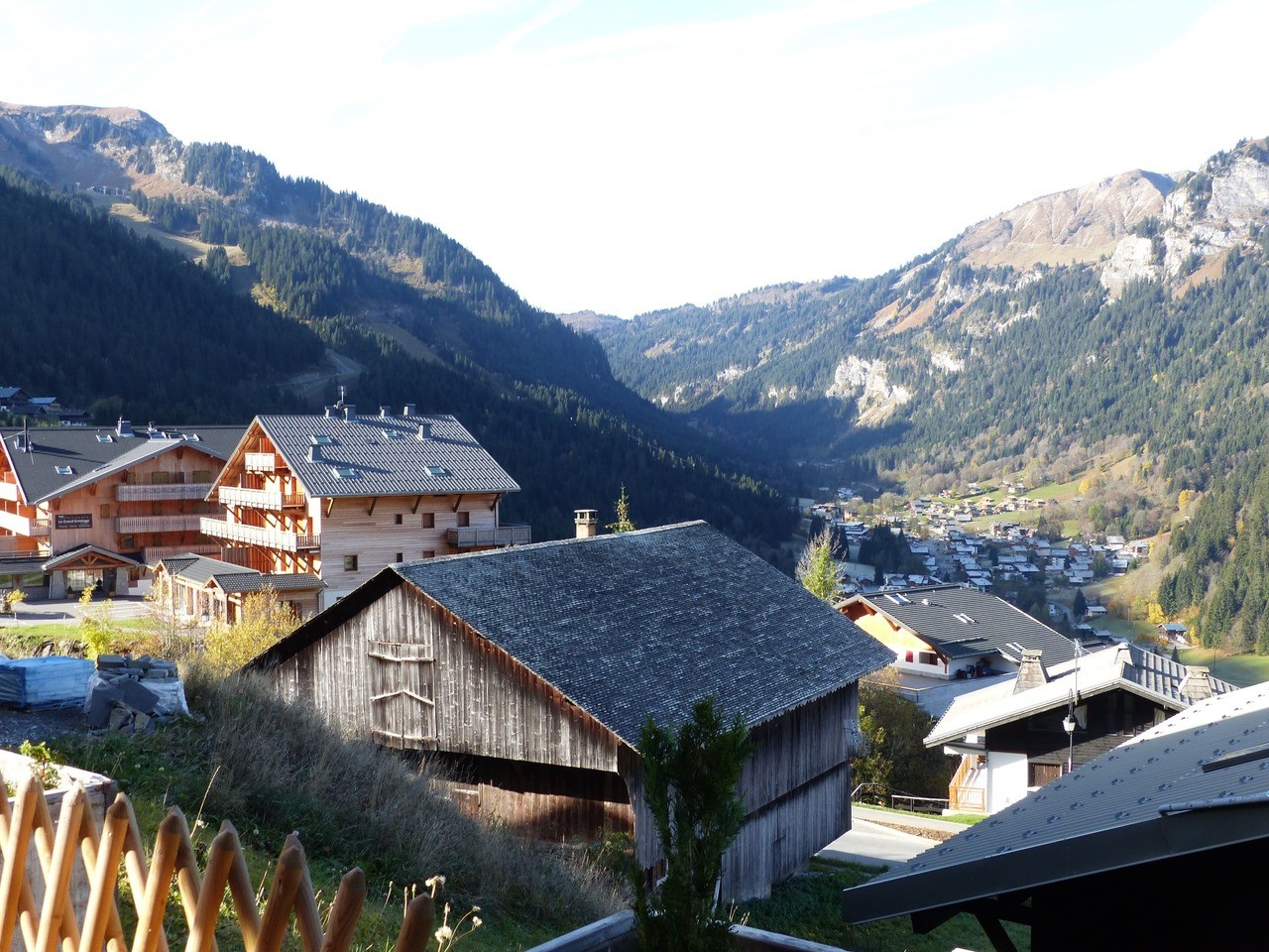 Apartment Sabaudia 5 B, View from the balcony, Châtel Alps