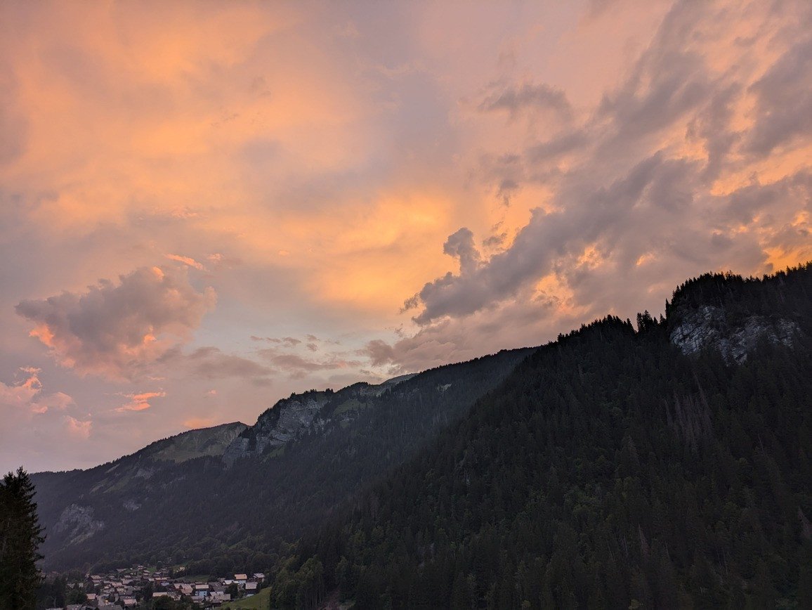 Appartement 103, résidence Bois Colombe, vue sur les montagnes