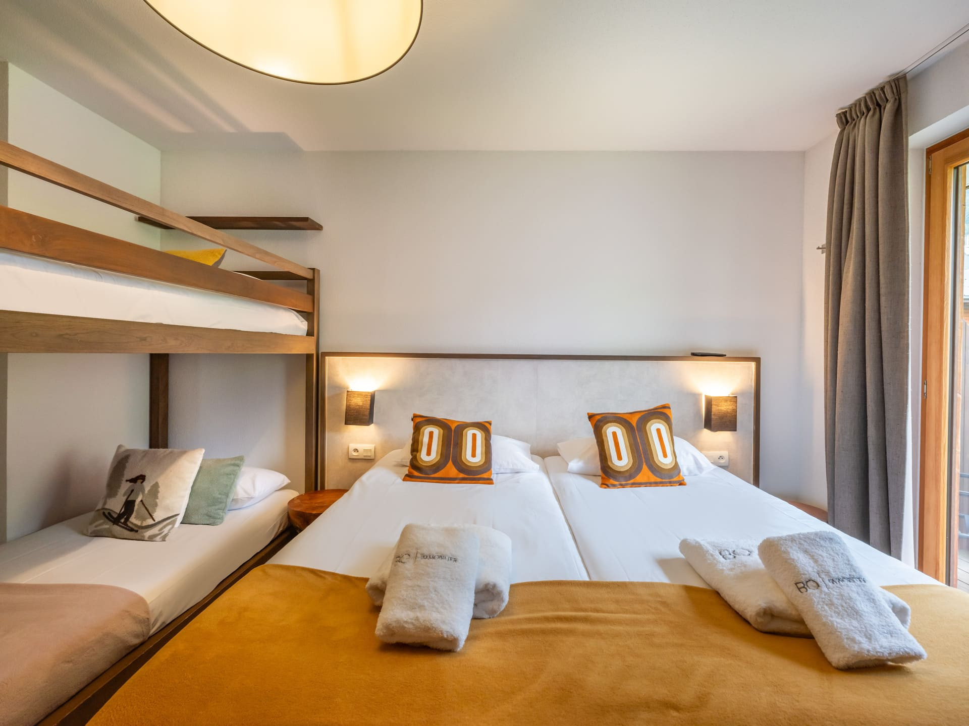Appartement 107 B dans résidence Mont Blanc à La Chapelle d'Abondance, Chambre familiale, Vacances au ski