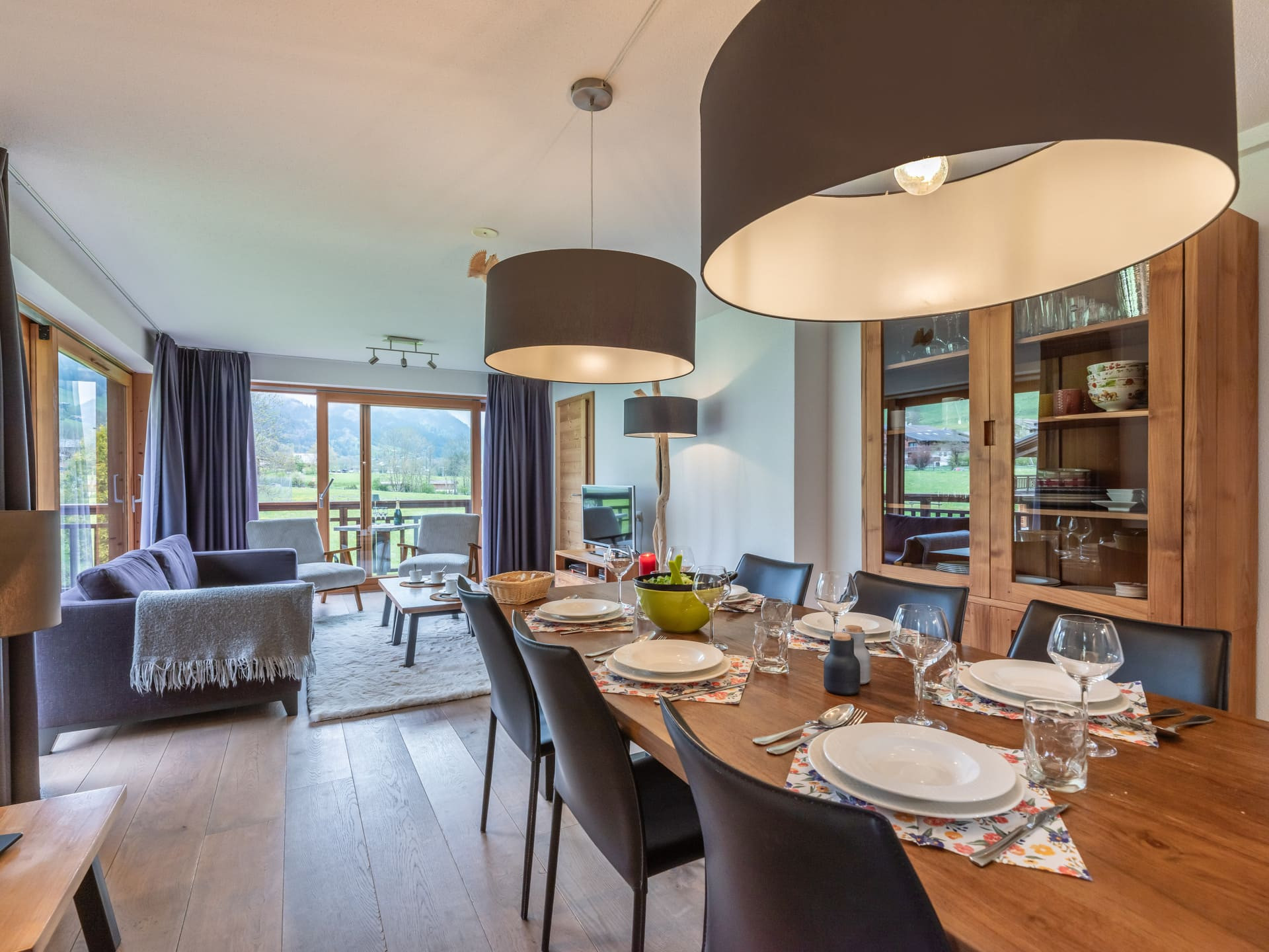 Appartement 107 B dans résidence Mont Blanc à La Chapelle d'Abondance, séjour