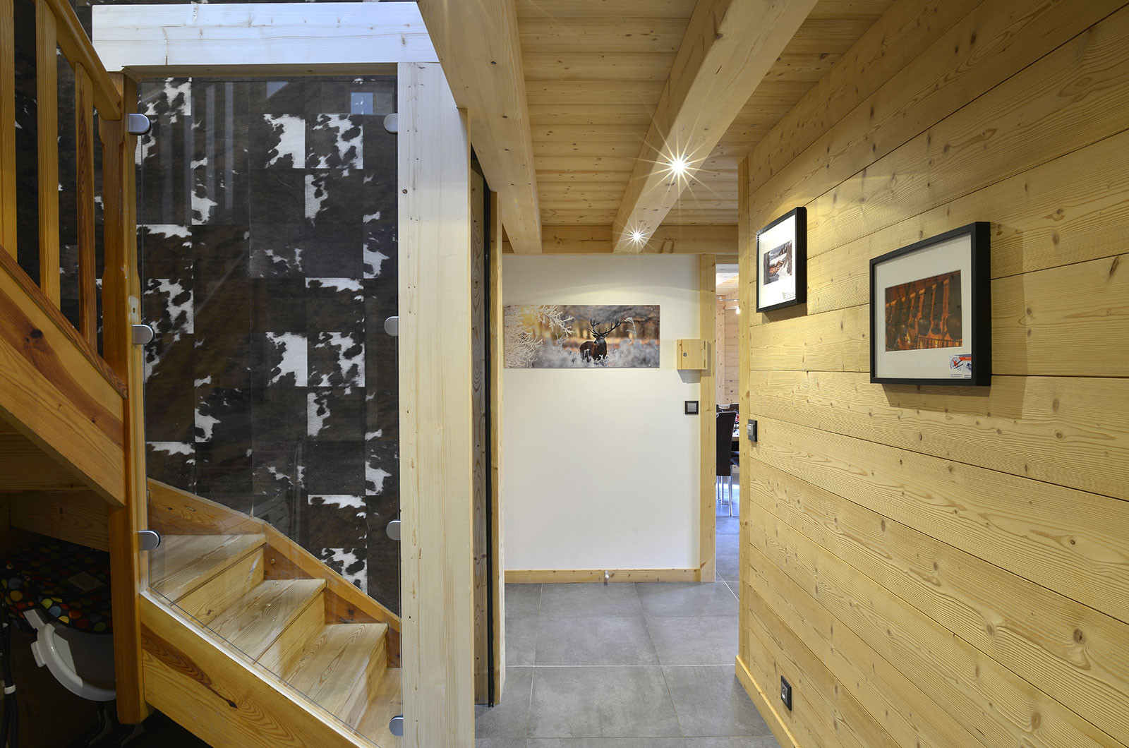 Flat 14 people, Florence, corridor, Châtel haute-savoie