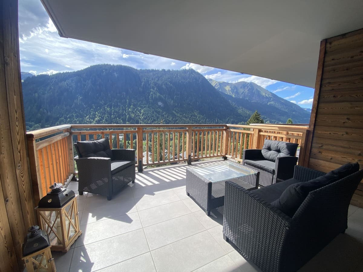 Apartment Impérial 201 in Châtel, view over the mountains