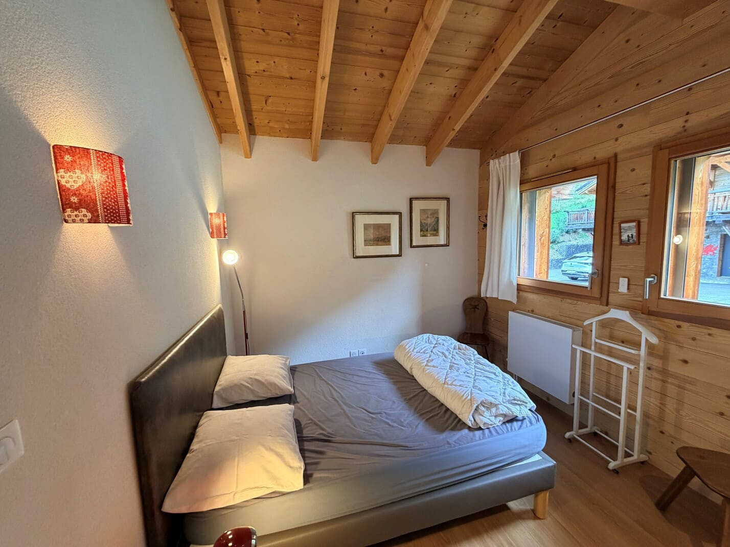 Apartment Mont Royal n°202 A  Châtel, Bedroom double bed + mezzanine, ski vacation