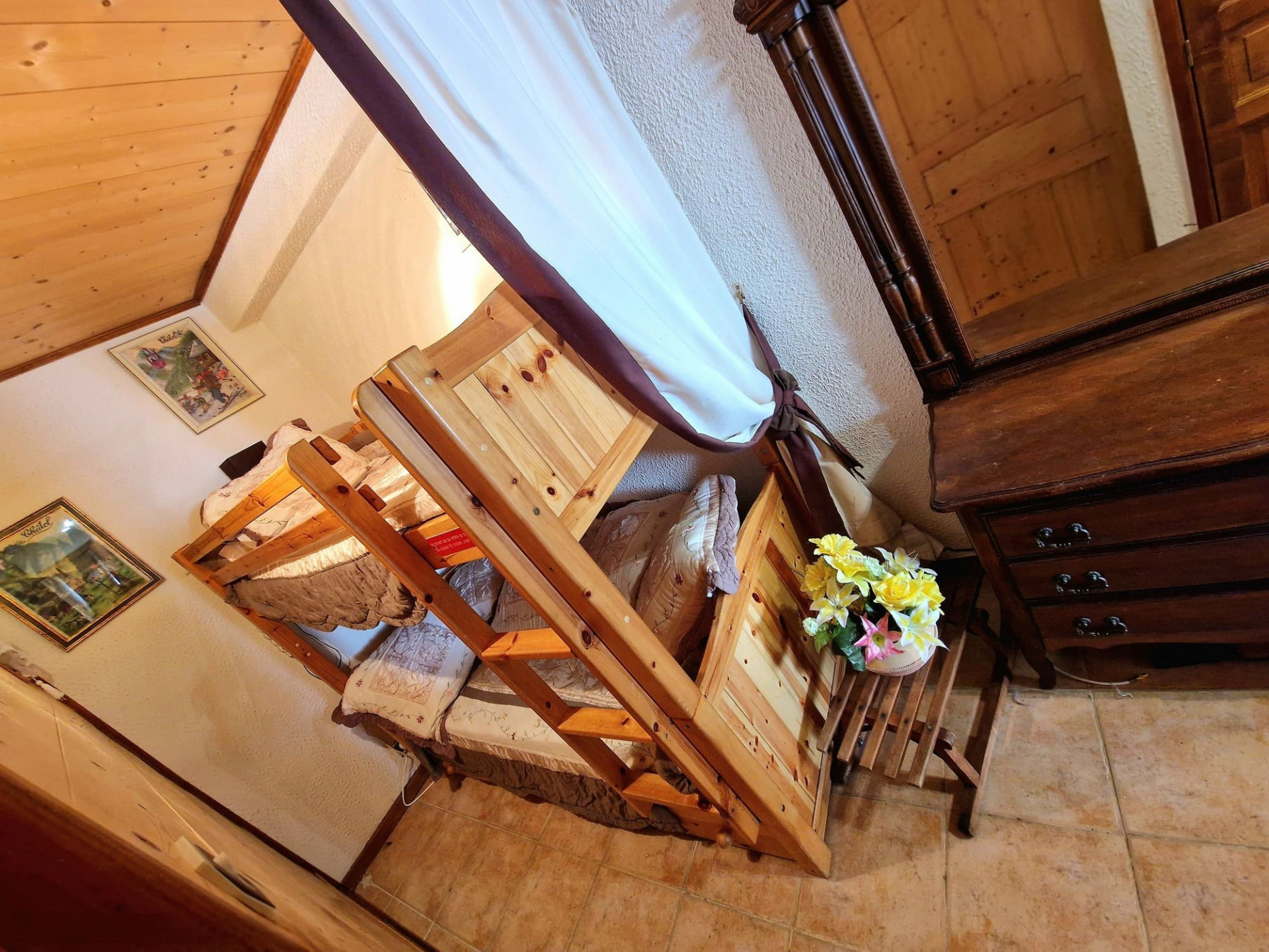 Apartment for 6 people, MARGUERITES Residence, sleeping area, Châtel, Haute-Savoie