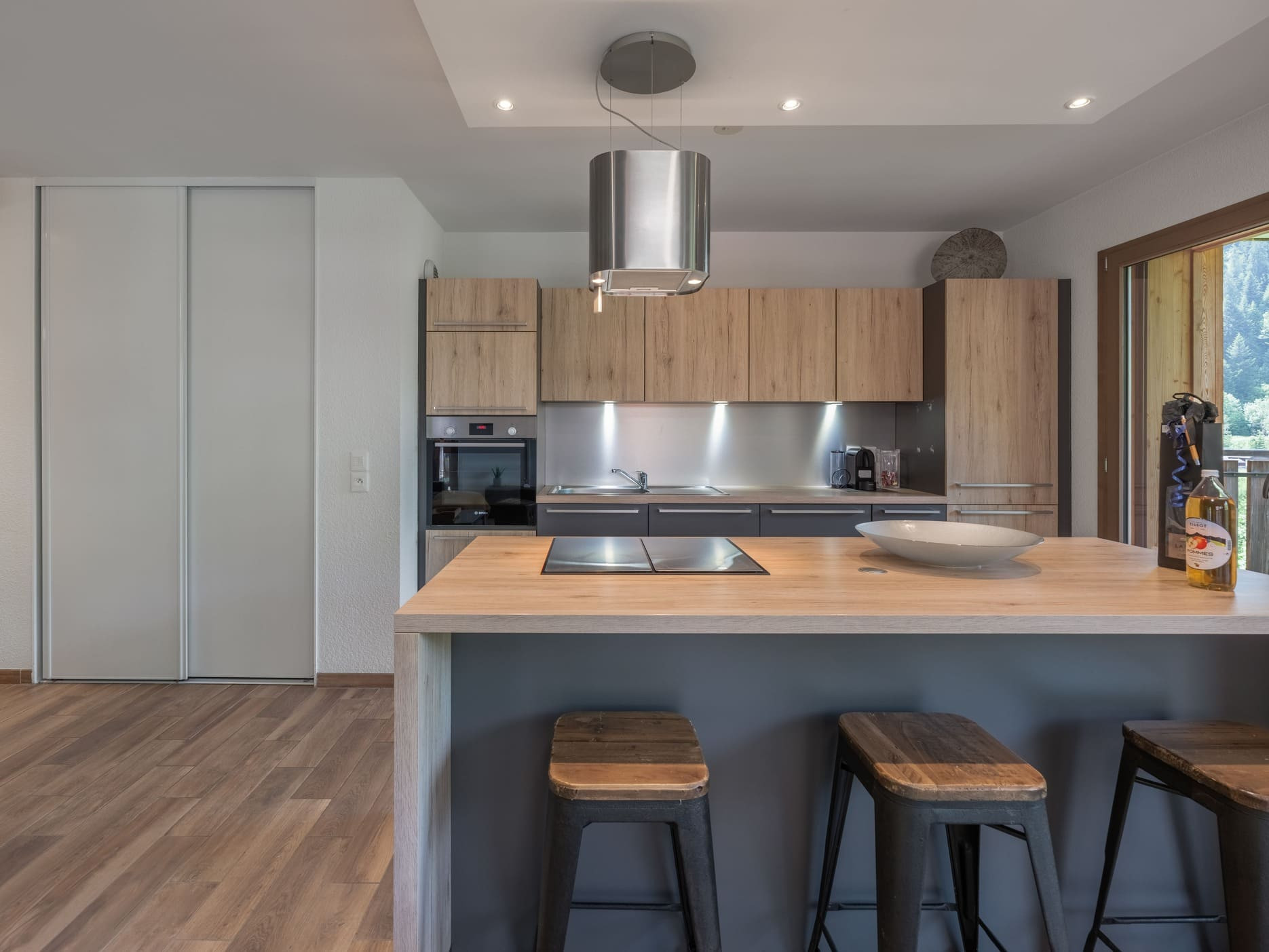 Apartment in Châtel, 4 elements residence, Kitchen, Châtel Tourism