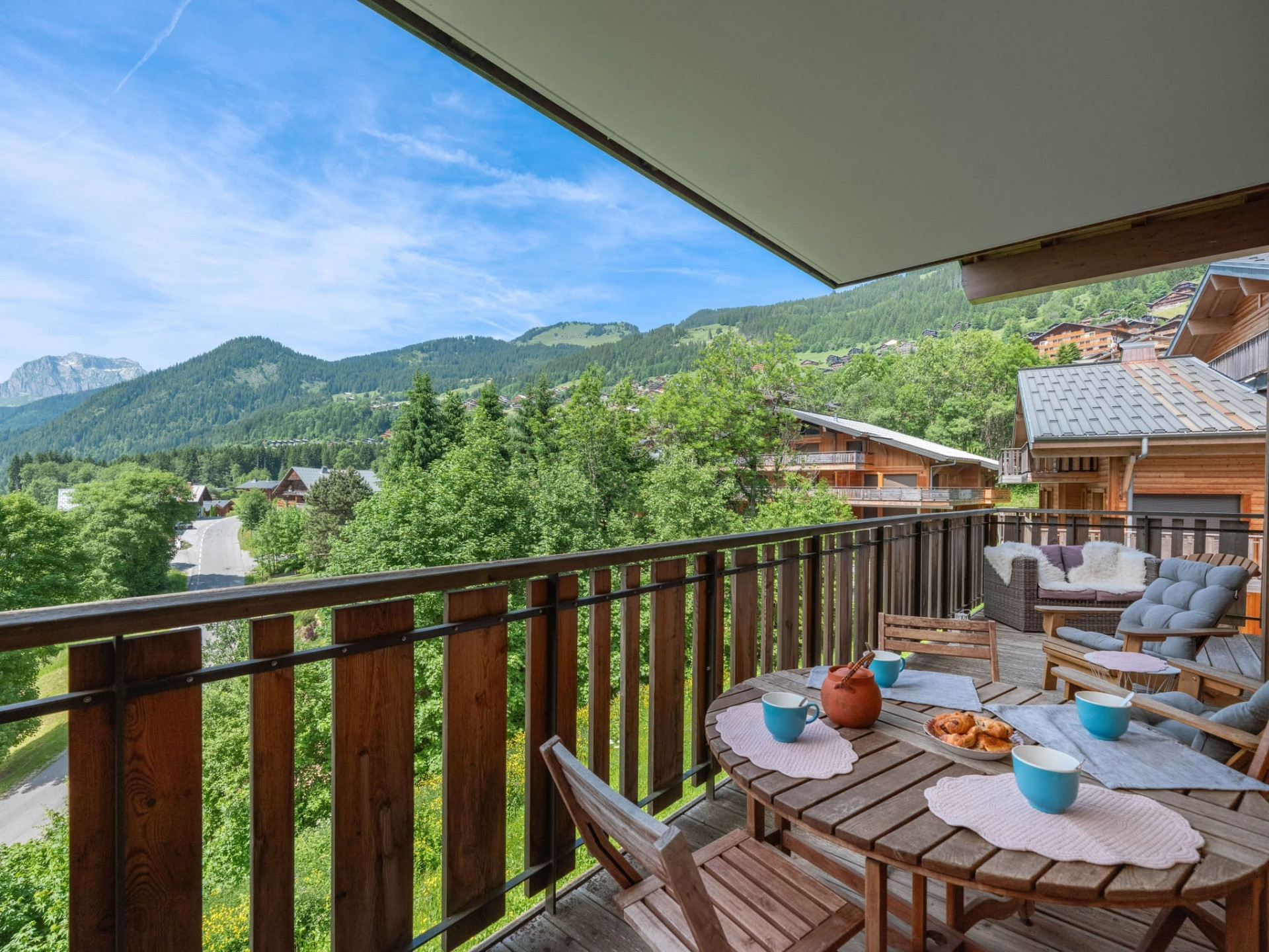 Apartment in Châtel, 4 elements residence, View balcony, Châtel Haute-Savoie