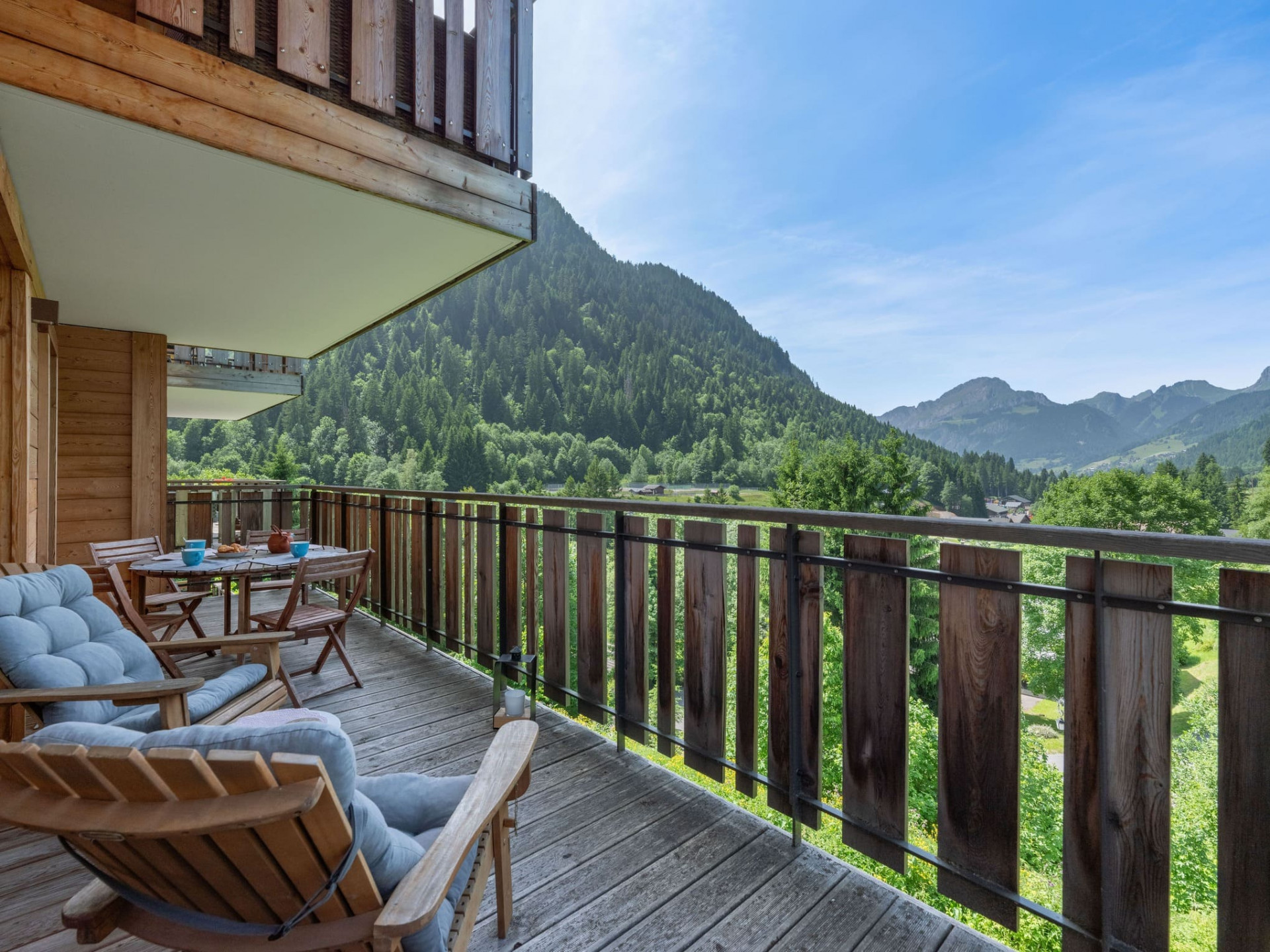 Apartment in Châtel, 4 elements residence, View balcony, Châtel Abondance Valley