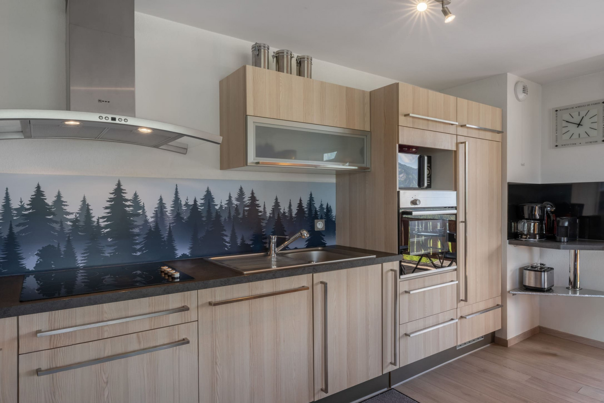 Apartment in Châtel, Bellevue Residence, Kitchen, Châtel Abondance Valley
