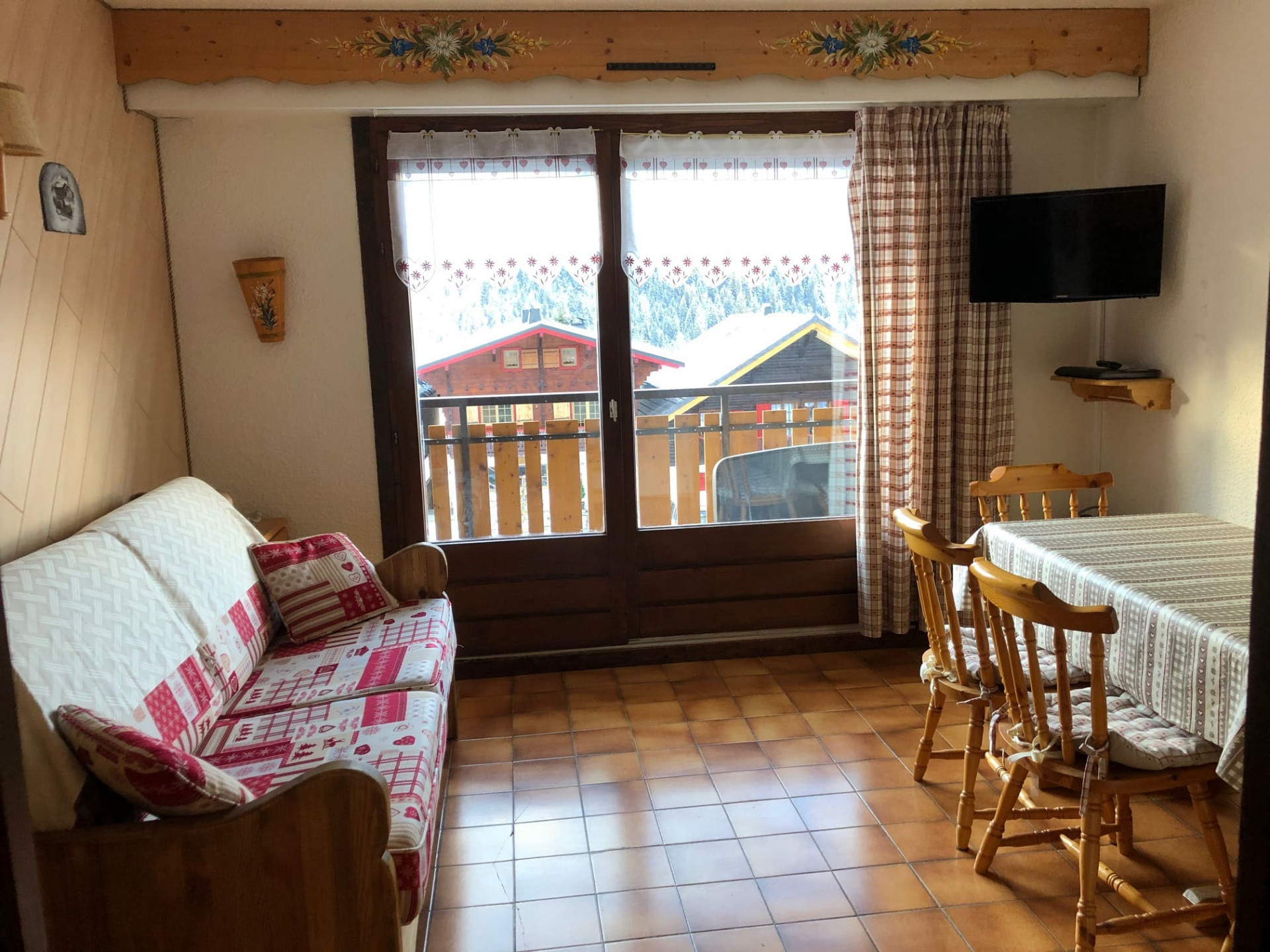 Appartment Alpenlake 116, living room, Châtel Abondance valley