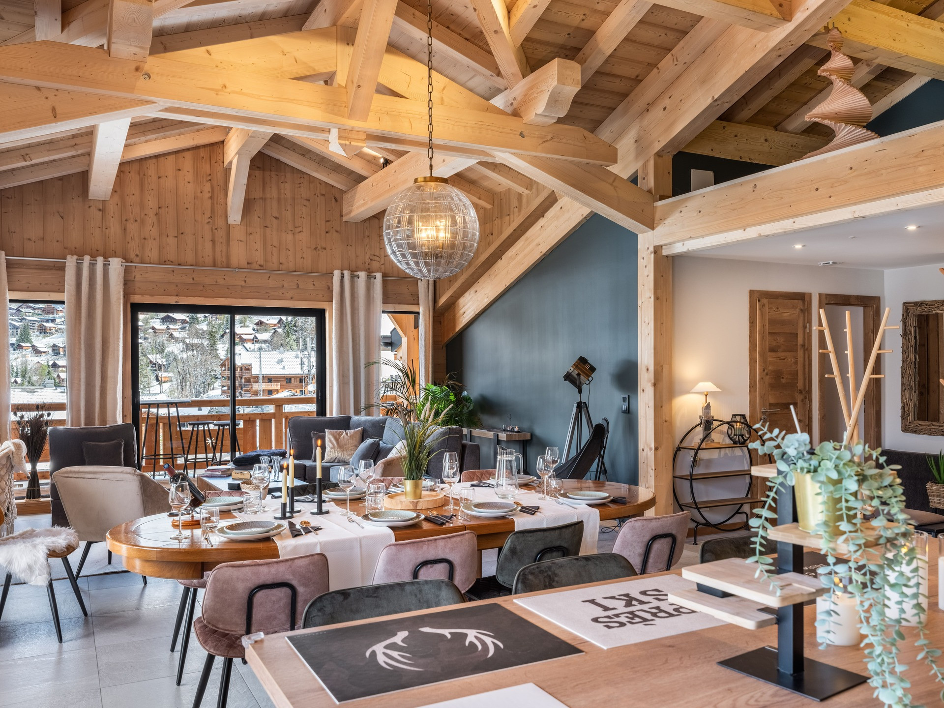 Apartment Attique, Residence Lioutane, Living room, Ski rental 74