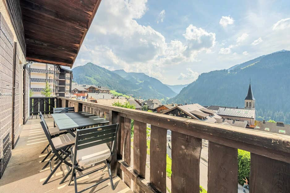 Apartment Caribou 4, Balcony, Chatel Mountain hikes