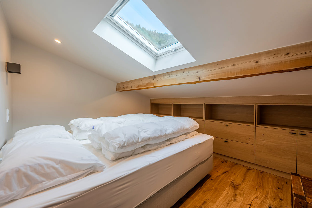Apartment Caribou 4, Bedroom 2 single beds, Chatel Accommodation rental