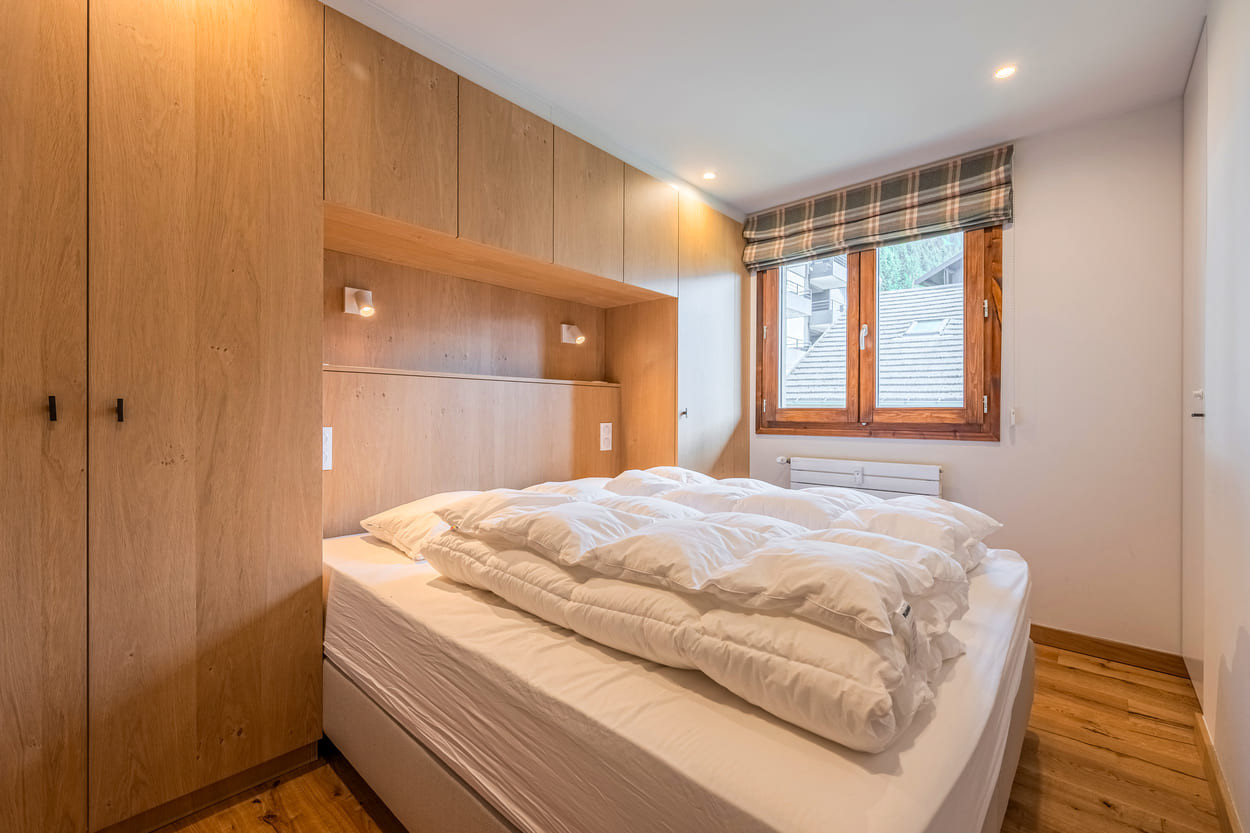 Apartment Caribou 4, Bedroom 2 single beds, Chatel Chairlift 74