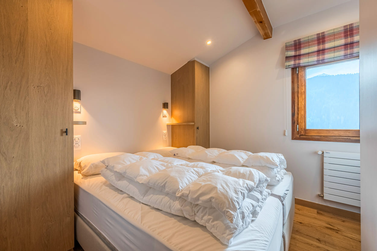 Apartment Caribou 4, Bedroom 2 single beds, Chatel Week end getaway