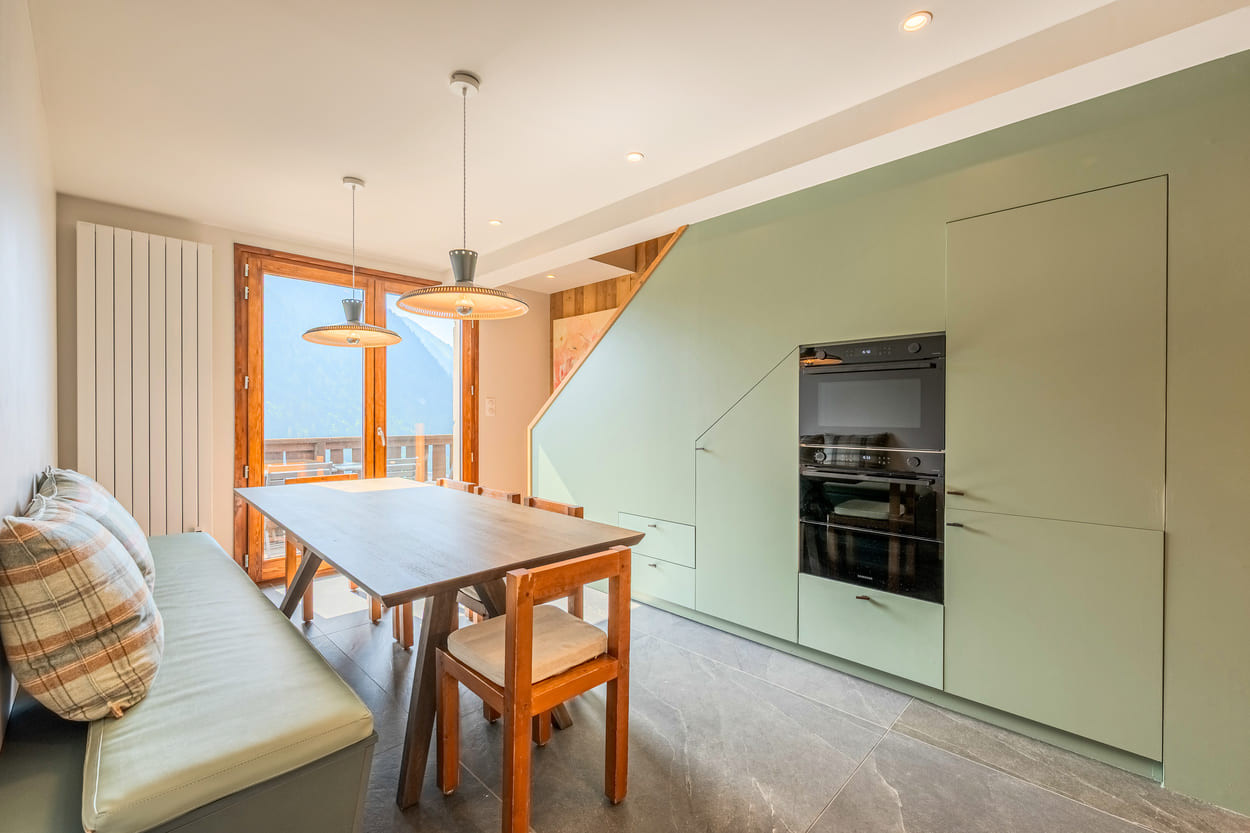 Apartment Caribou 4, Kitchen, Chatel Reservation