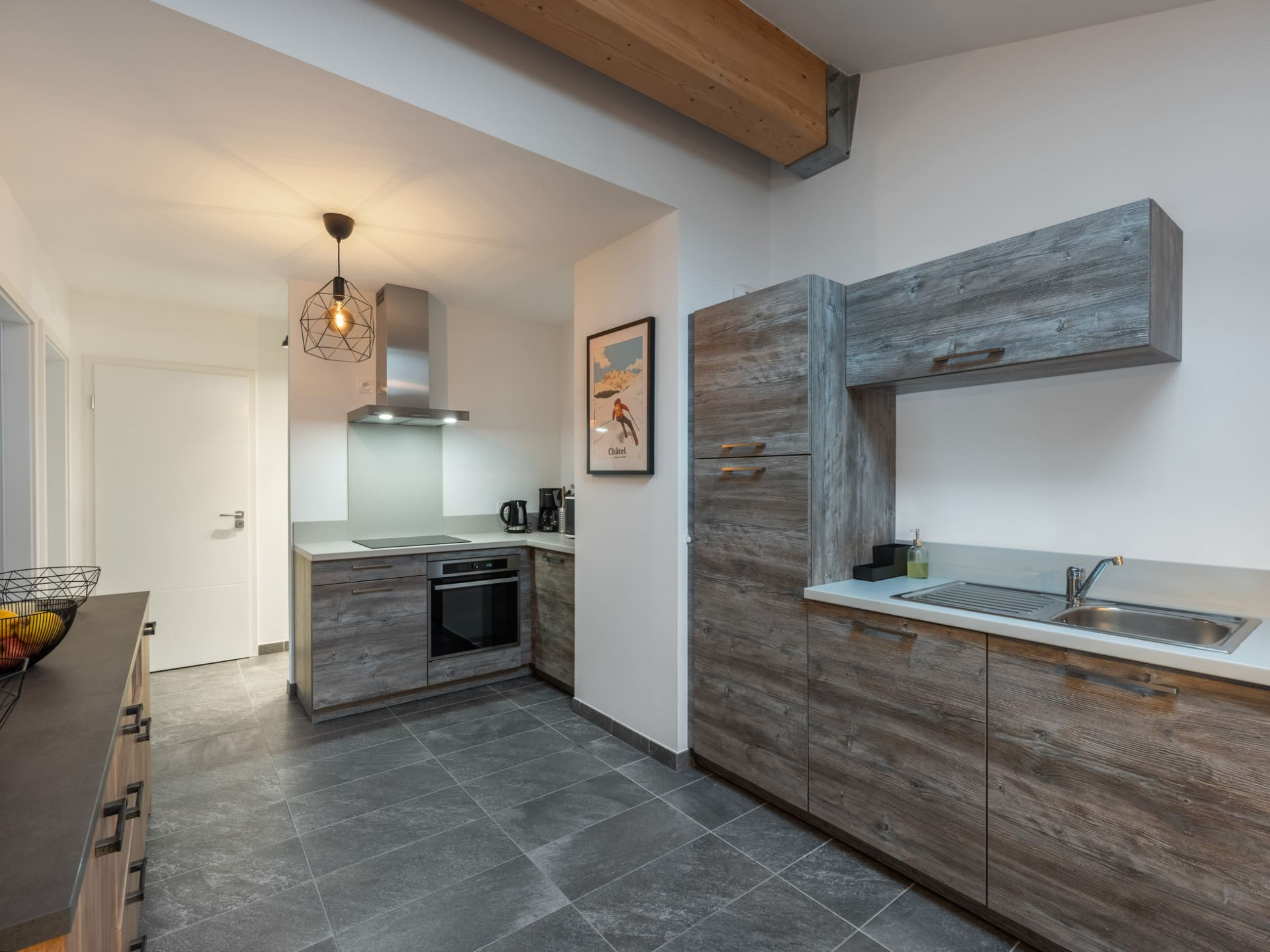 Apartment n° 202 A in Residence Chalet des Freinets, Kitchen, Châtel Portes du Soleil