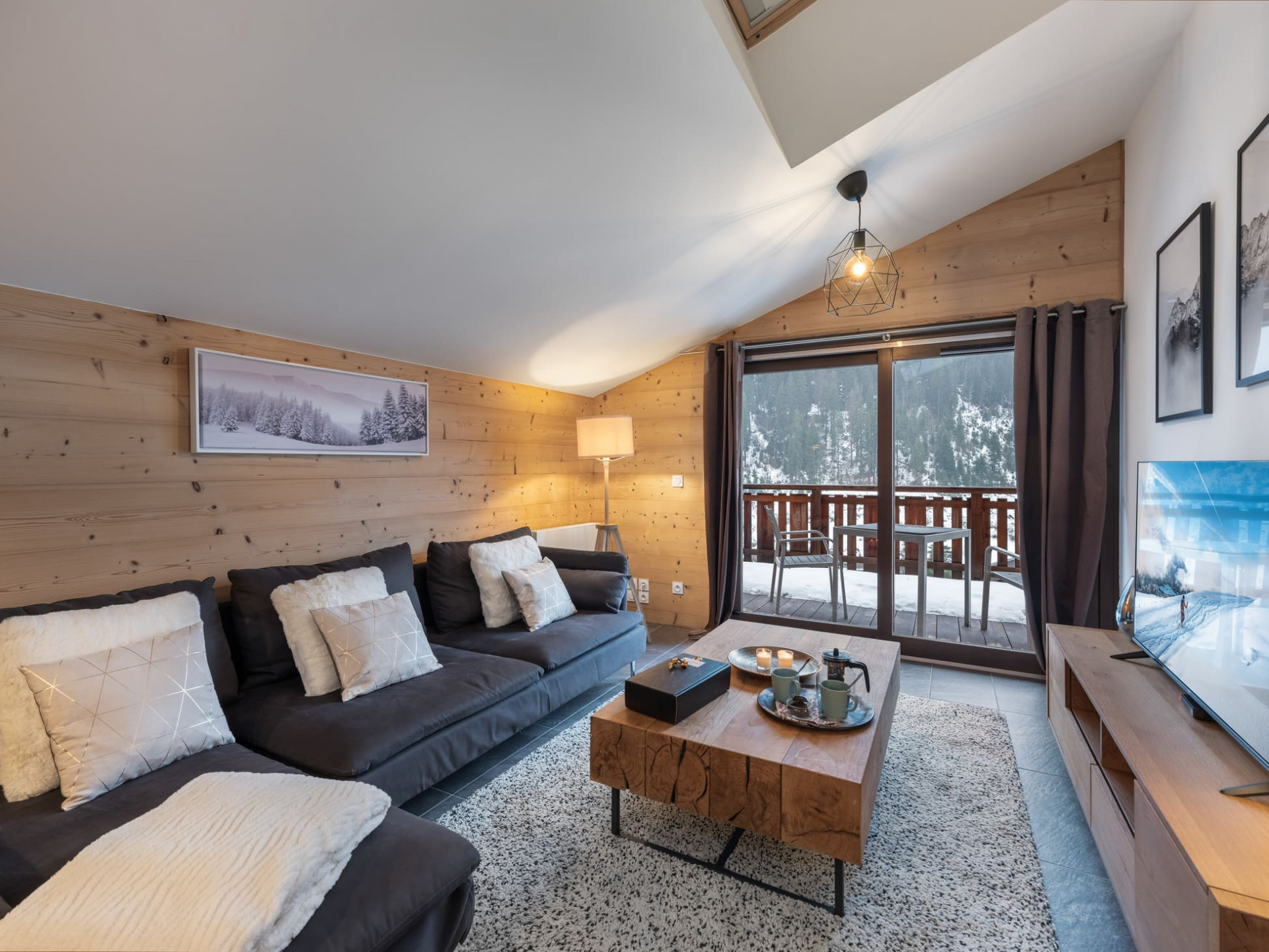 Apartment n° 202 A in Residence Chalet des Freinets, Living- room, Châtel Ski Holiday