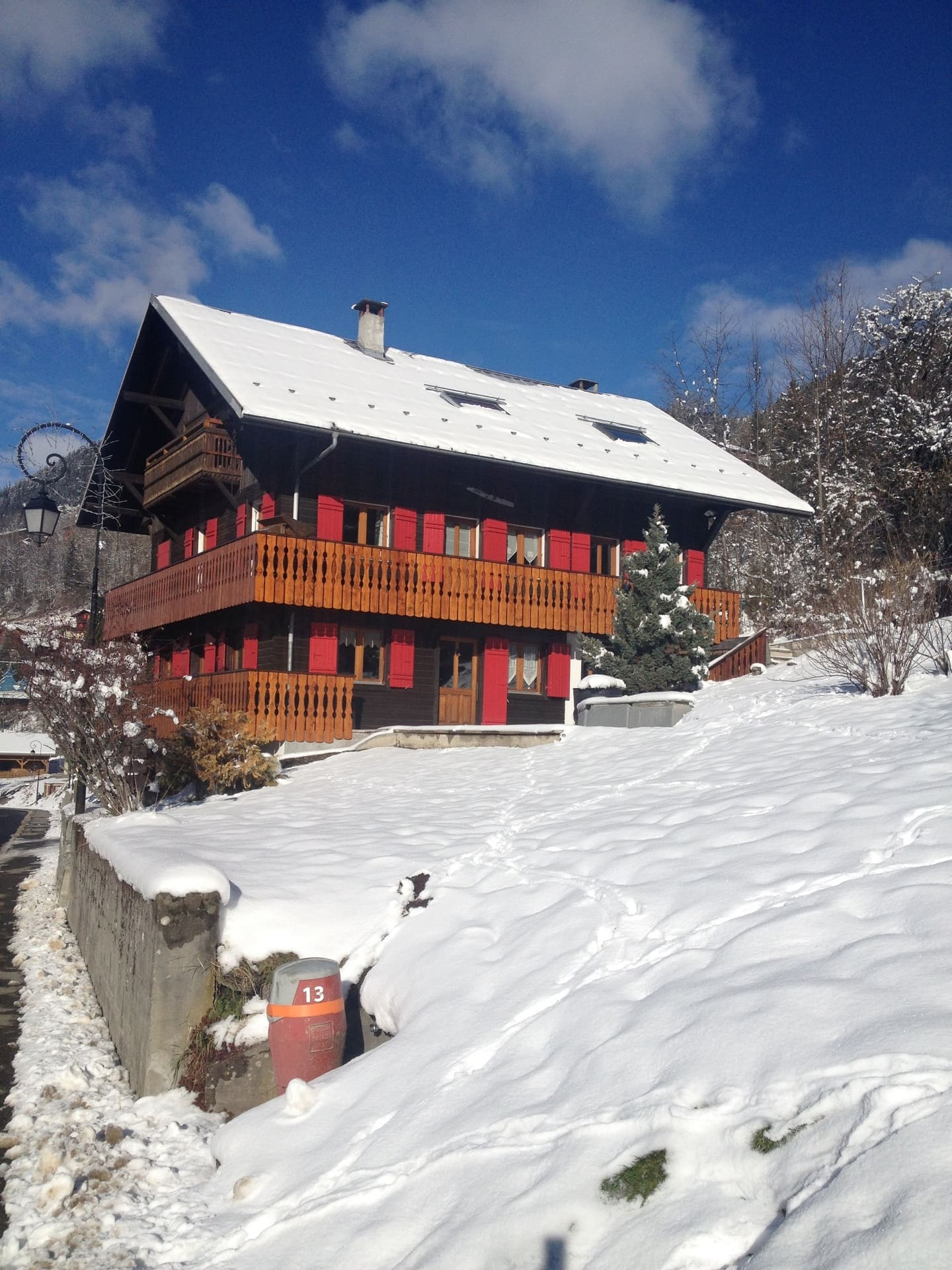Apartment in Chalet The Pivottes 2, Outside view, Châtel Winter