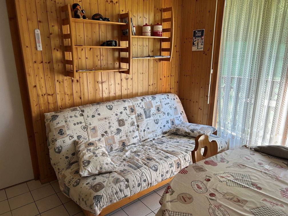 Iris 21 apartment, sofa, Châtel mountain family vacation