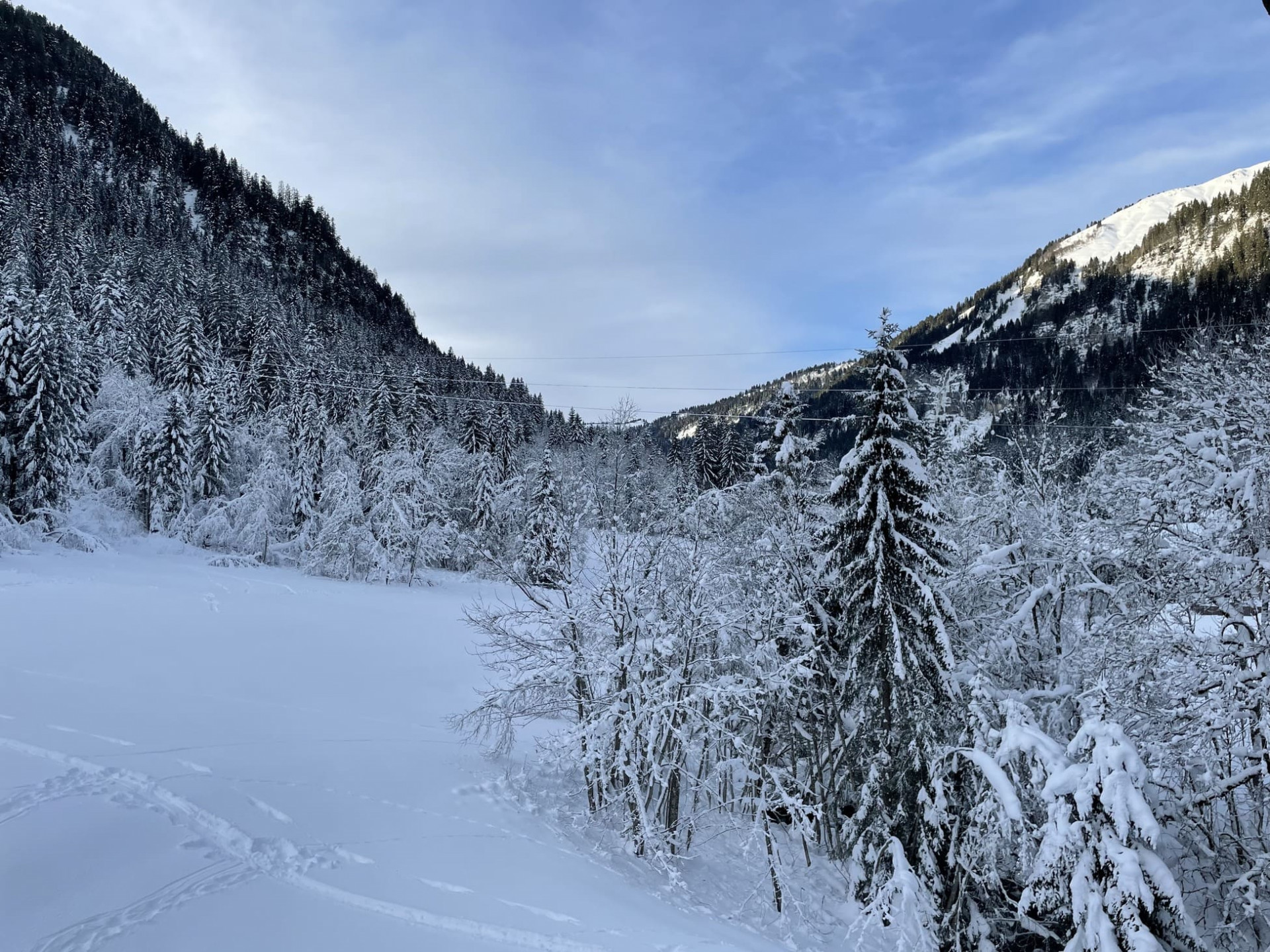 Appartement Iris 21, extérieur hiver neige, Châtel Les Portes du Soleil