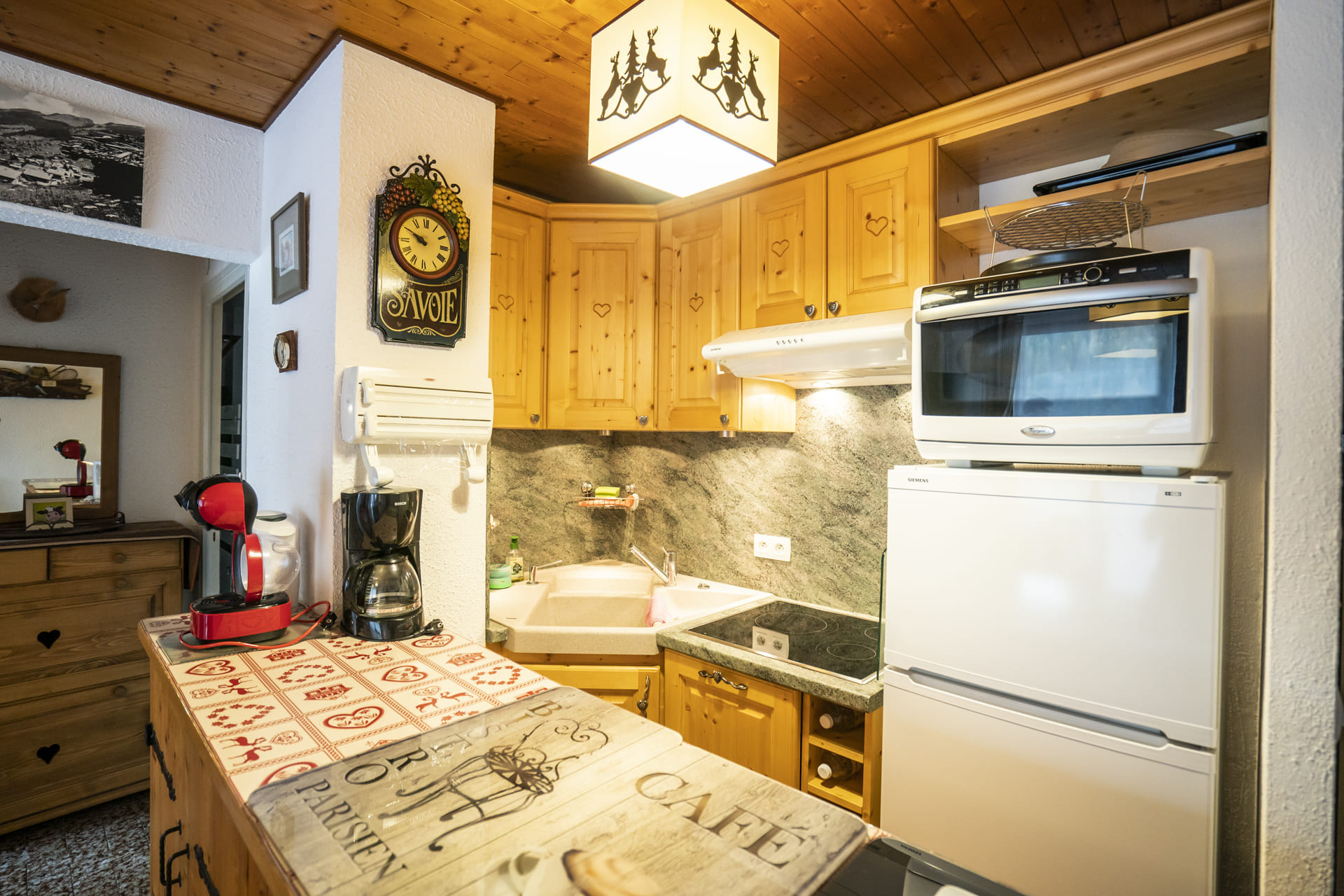 Appartement les Snailles, Cuisine, Châtel Télésiège