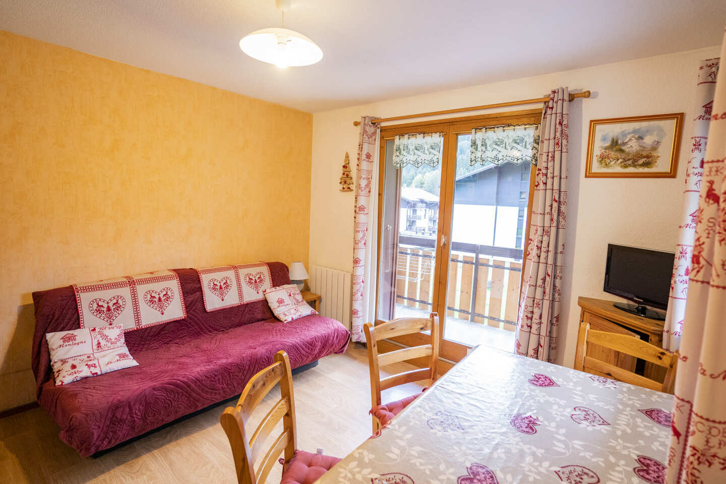 Appartement Linga 201A, salon équipé, Châtel Vallée d'Abondance