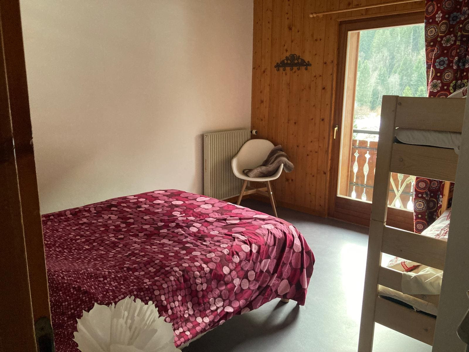 Apartment n°3 in chalet The Bouquetins, Châtel, bedroom Apartment n°3 in chalet The Bouquetins, Châtel, bedroom