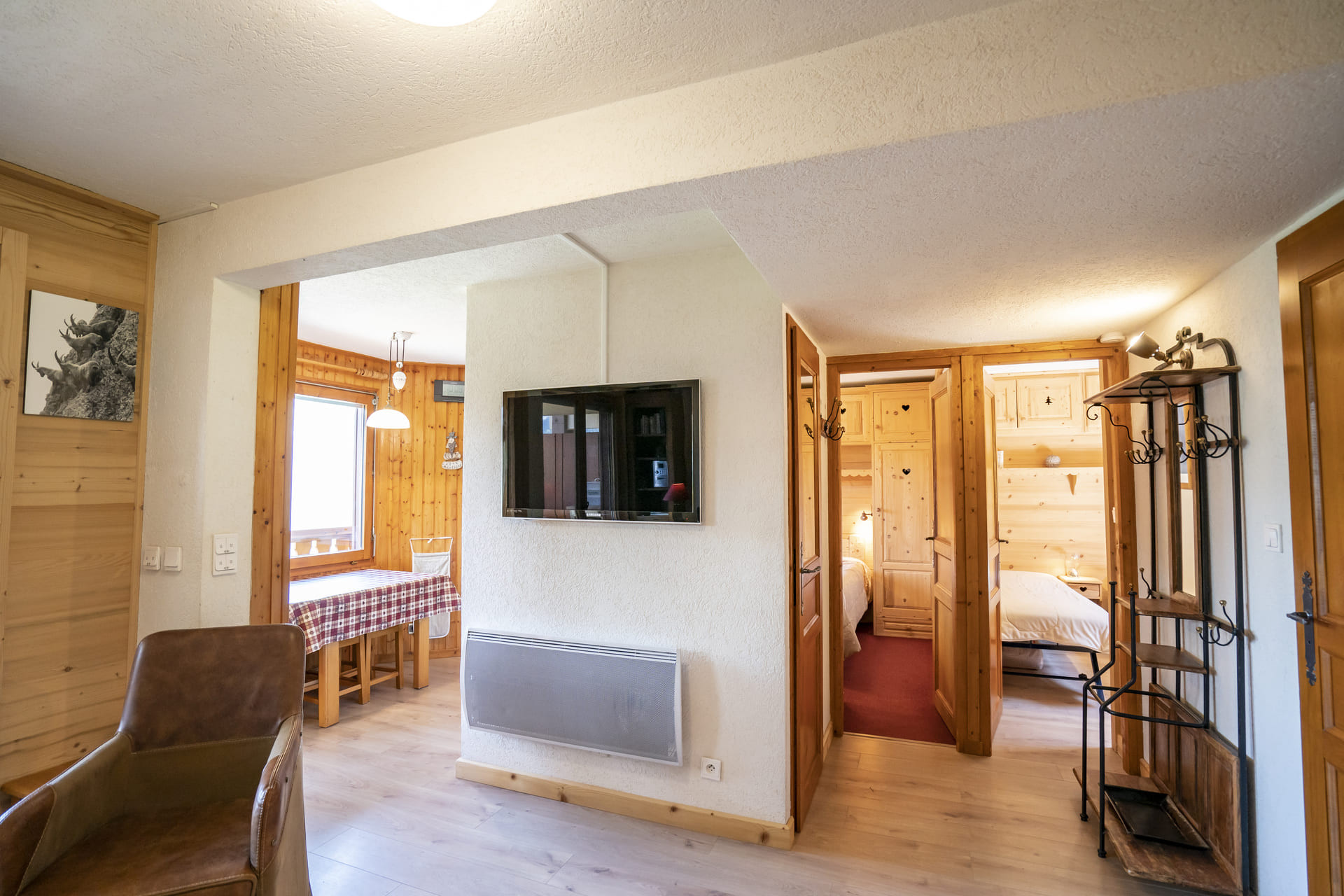 Apartment n°5 in residence Alexandra, Living room, Châtel Mountain rental