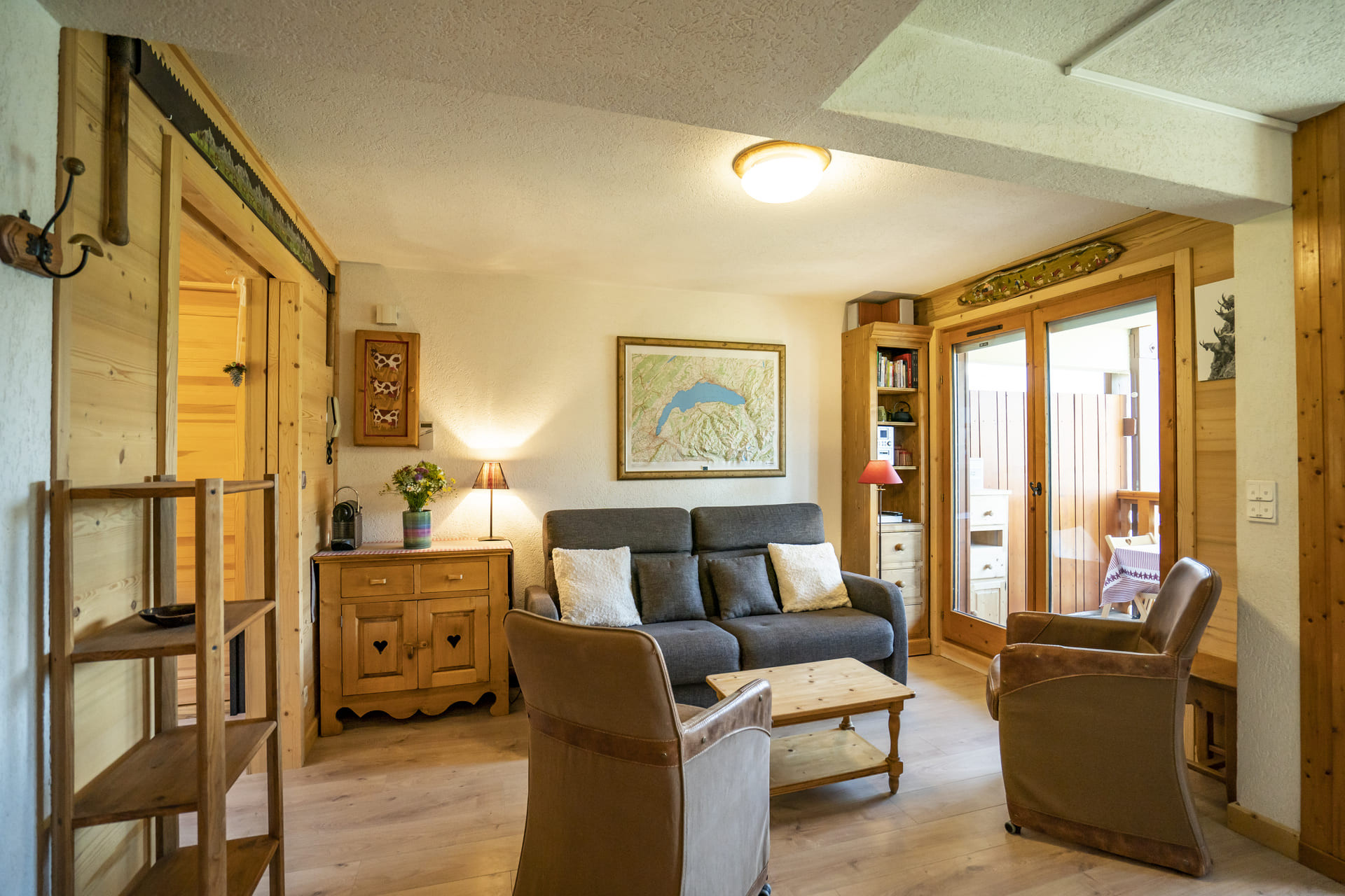 Apartment n°5 in residence Alexandra, Living room, Châtel Portes du Soleil