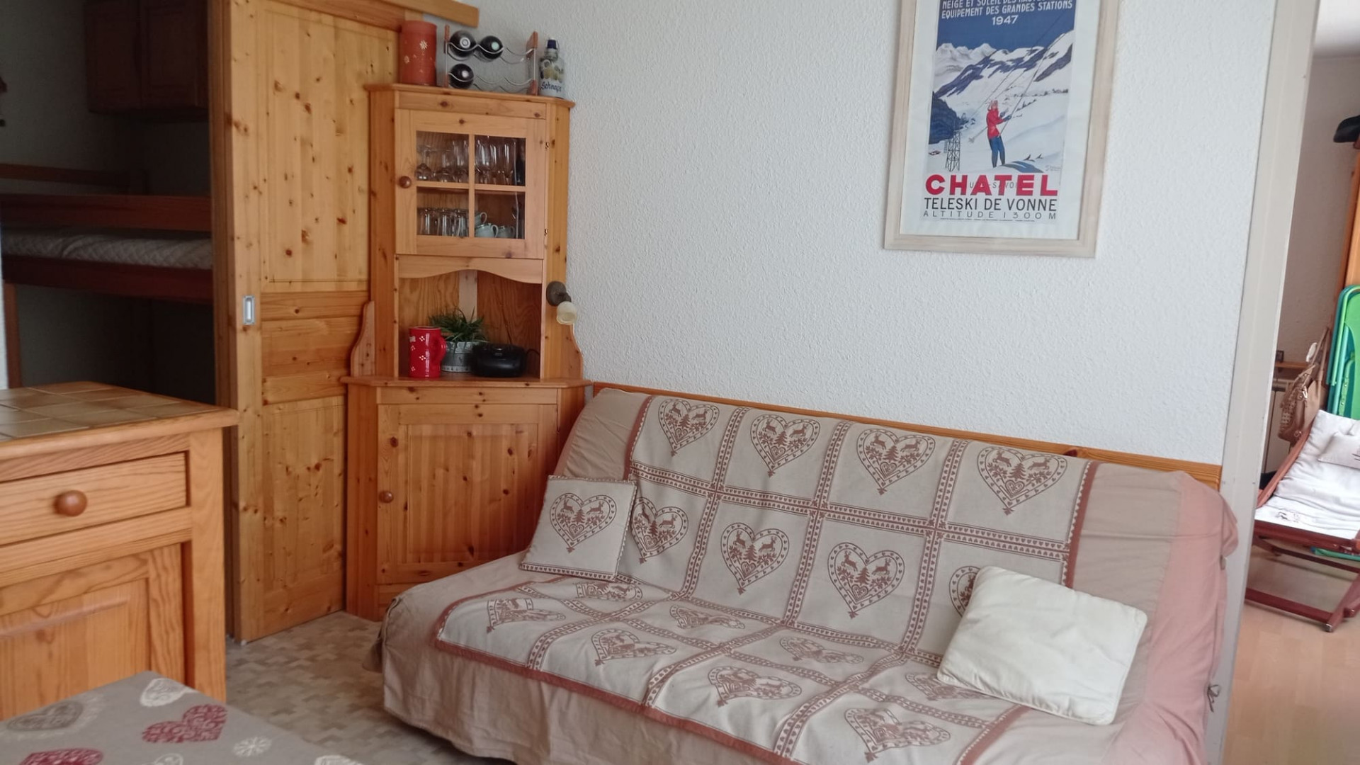 Appartement Perce neige 004B, living room, Châtel vallée d'Abondance