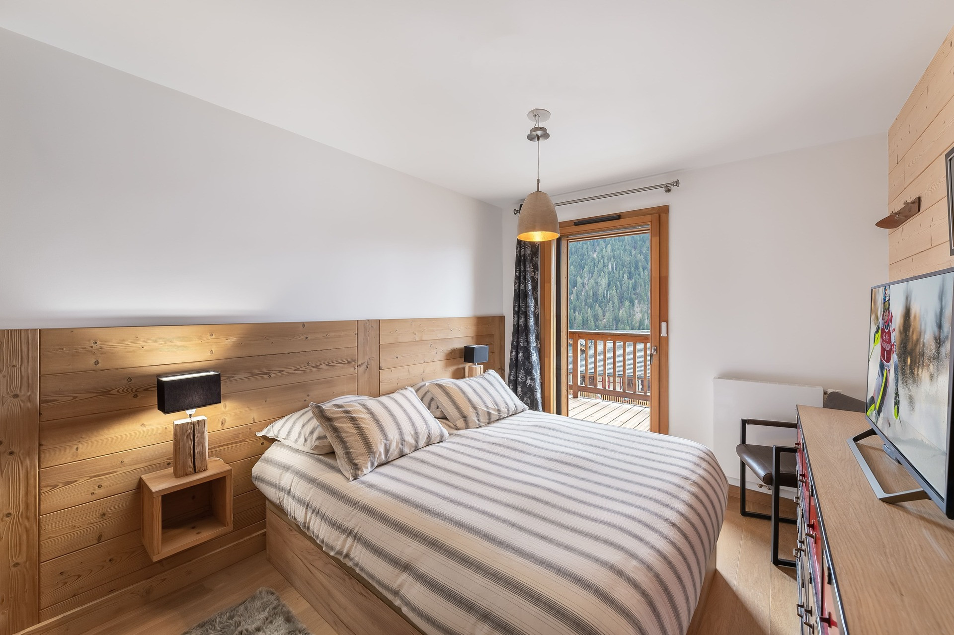 Apartment Perles de Savoie A204 Châtel, Bedroom 1 double bed, Vallée d'Abondance Holidays