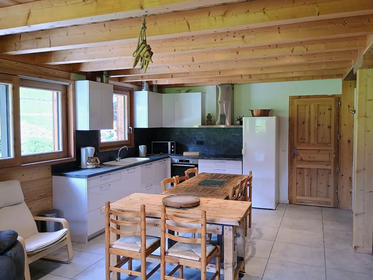 Appartement Pre La Joux, Salle à manger et cuisine, Châtel Portes du Soleil