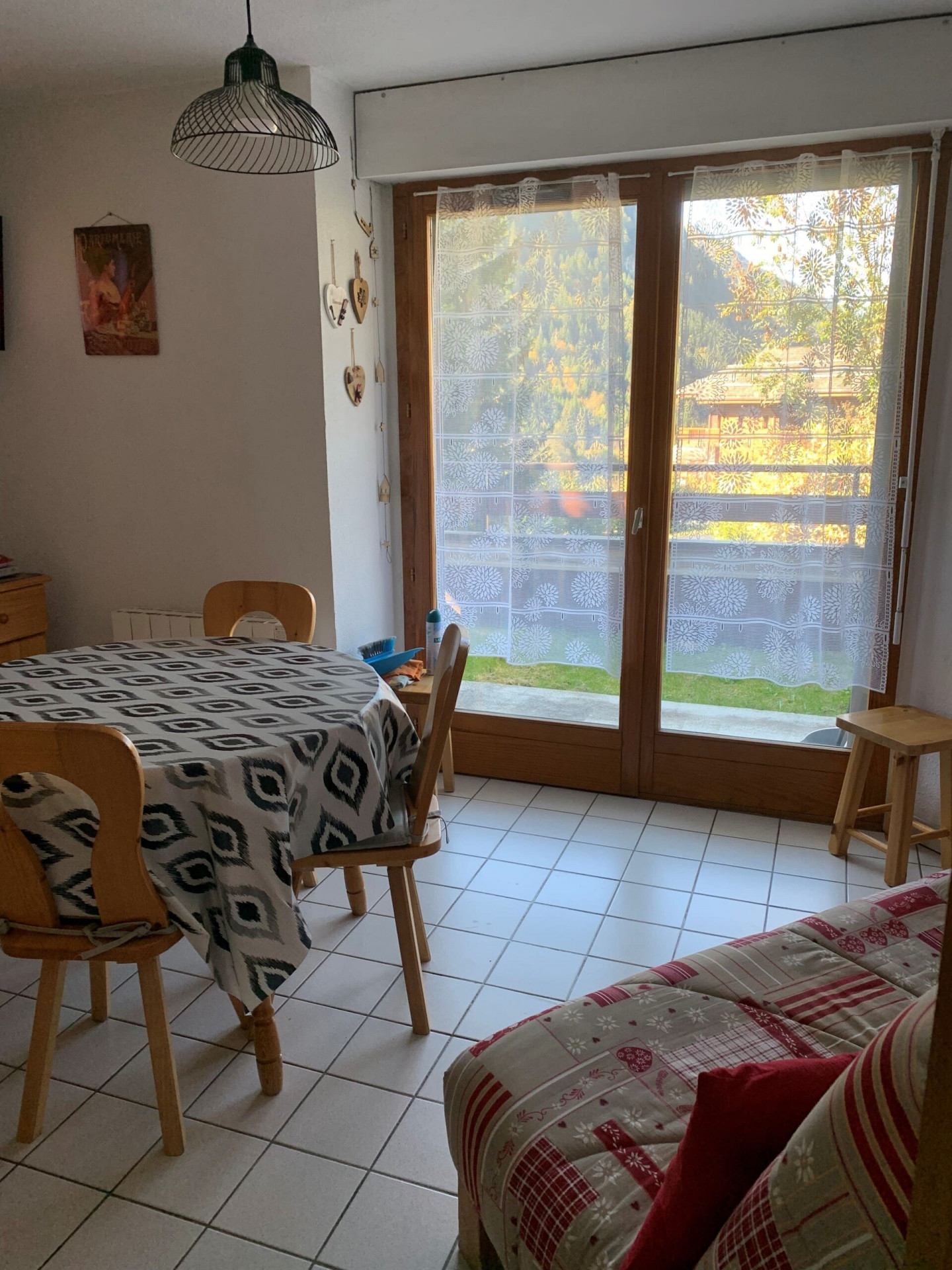 Appartement Résidence Les Bouquetins, Séjour, Montagne neige