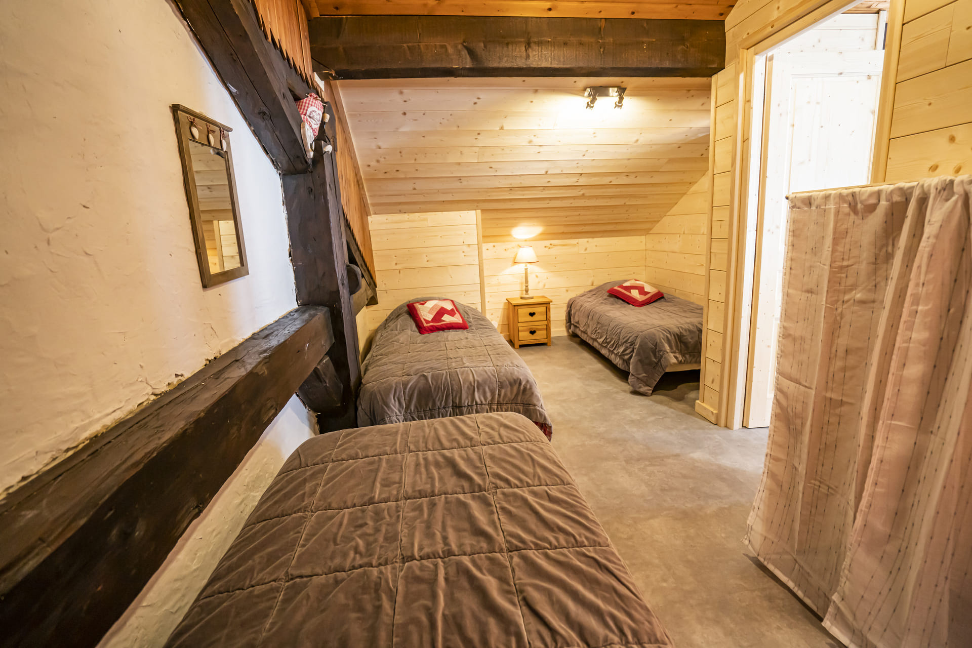 Apartment Vieux Four 03, Bedroom 3 single bed, Châtel Ski