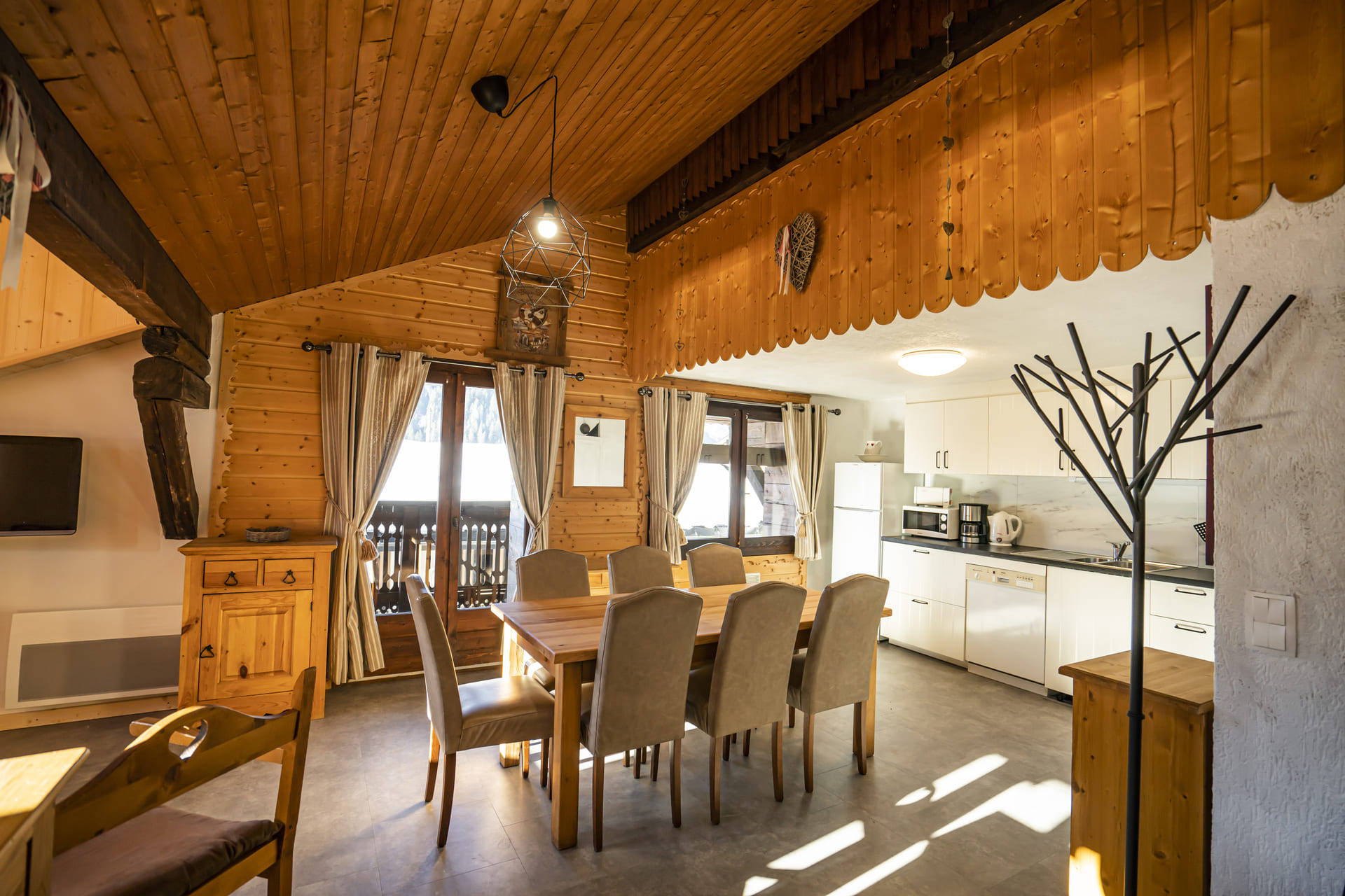 Apartment Vieux Four 03, Living room, Châtel Portes du Soleil