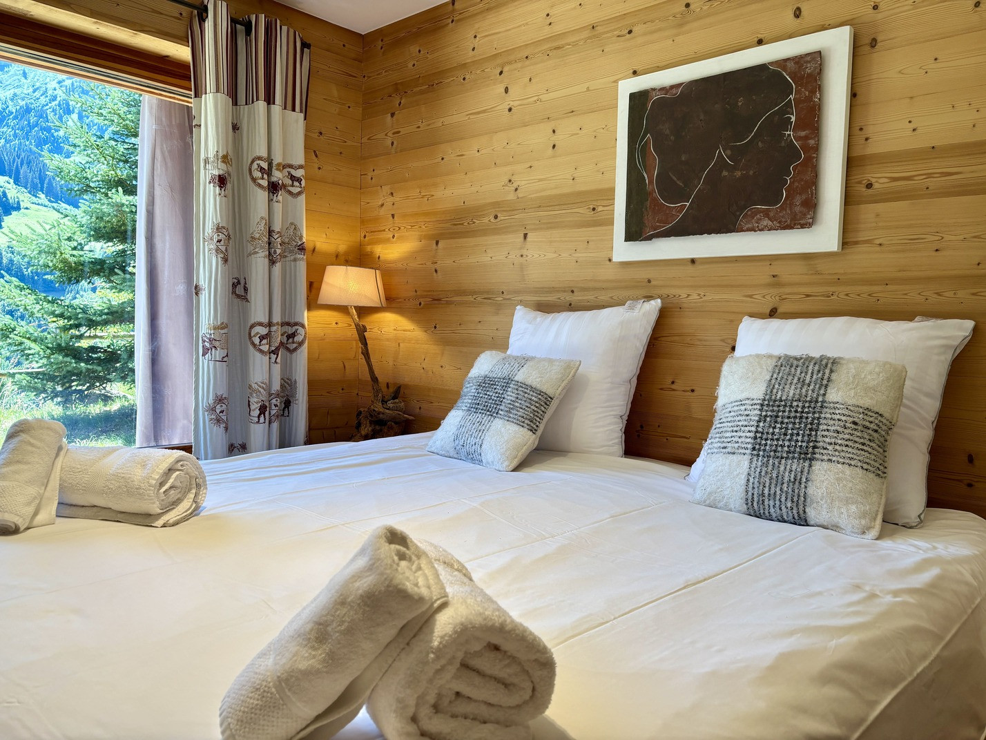 Chalet 4 Jillou, Double bedroom, Chapelle d'Abondance, Haute-Savoie